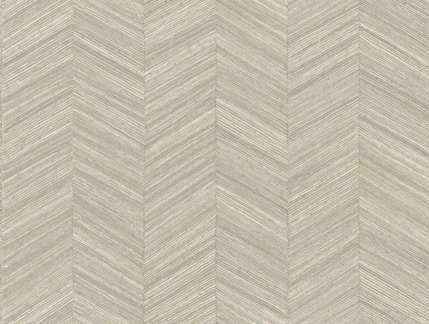 Tapeta strukturalna geometryczna imitująca drewno ze wzorem jodełki OCOTEA - PERLE perłowy beż - Image 5