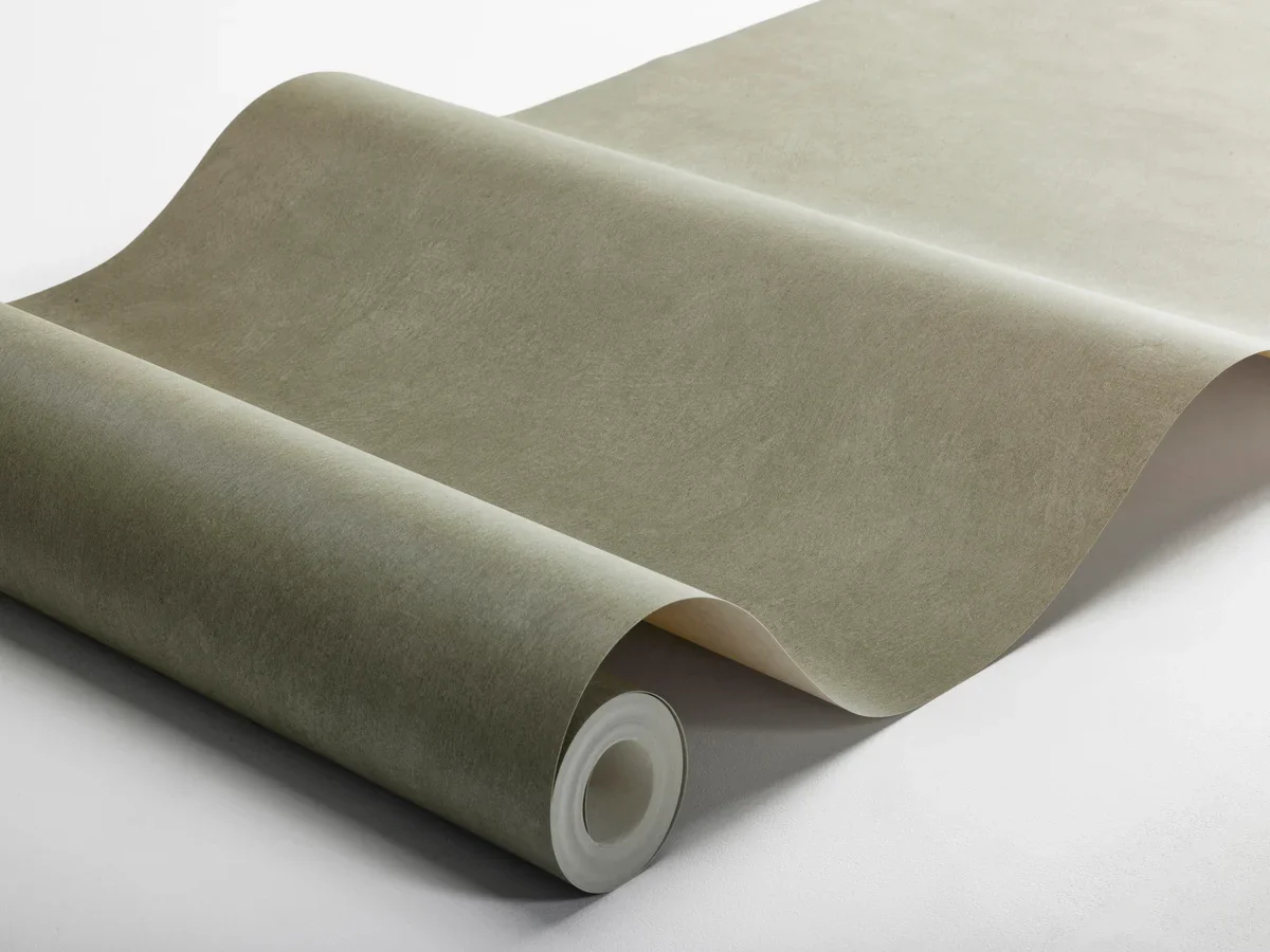 Tapeta imitująca płótno SHADES - PERIDOT khaki - Image 3