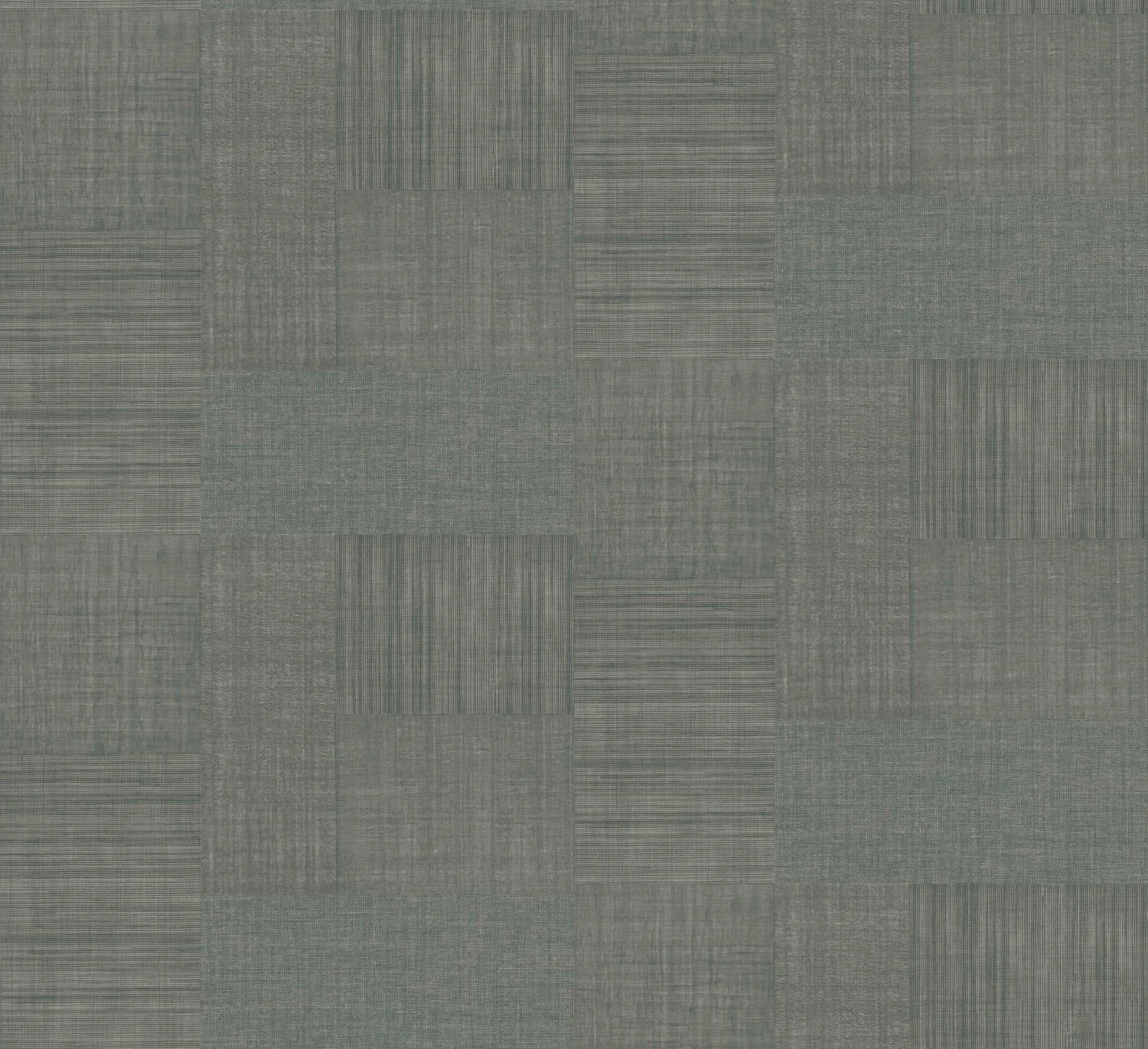 Tapeta strukturalna geometryczna patchwork imitująca tkaninę MESTIZO - PIERRE BLEUE szaroniebieski - Image 6
