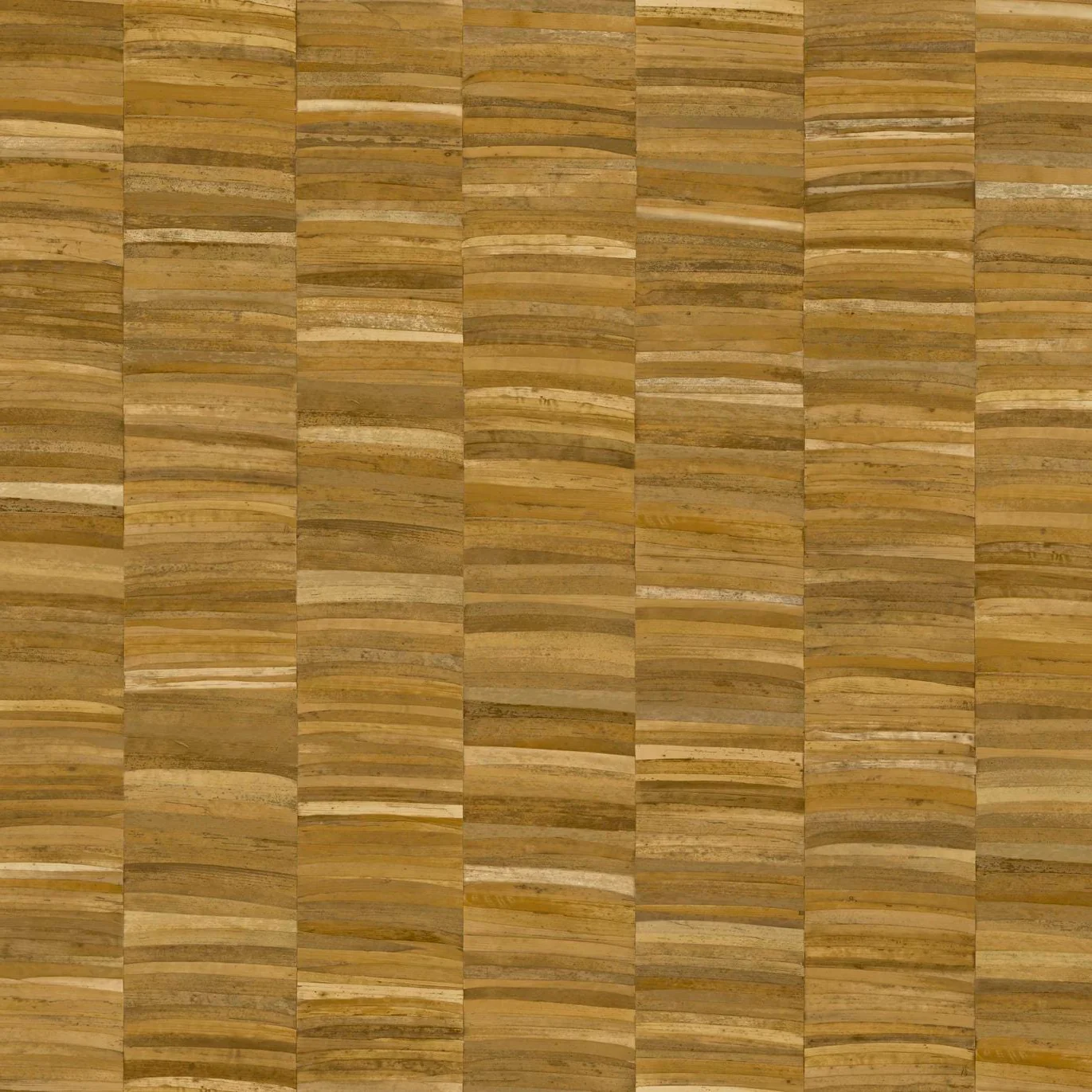 Tapeta strukturalna w pasy imitująca roślinny splot STYLOSA - OCRE miodowy