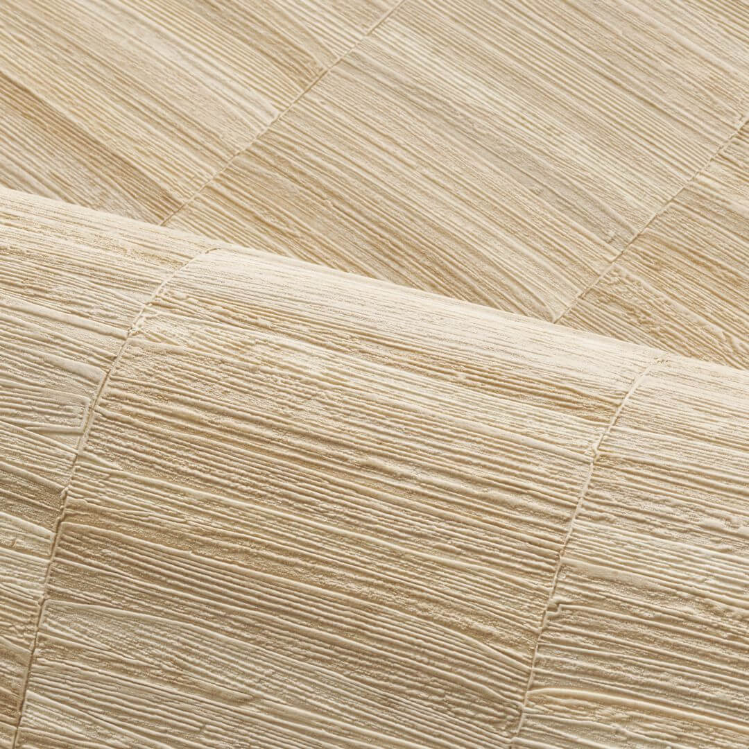 Tapeta strukturalna w pasy imitująca roślinny splot STYLOSA - SABLE piaskowy - Image 3
