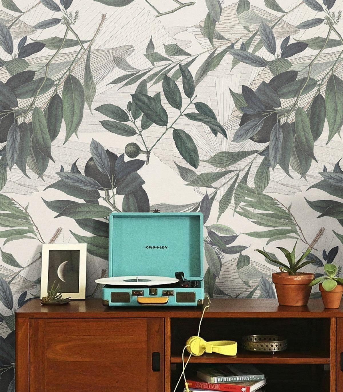 Tapeta OLIVE BRANCH WHITE