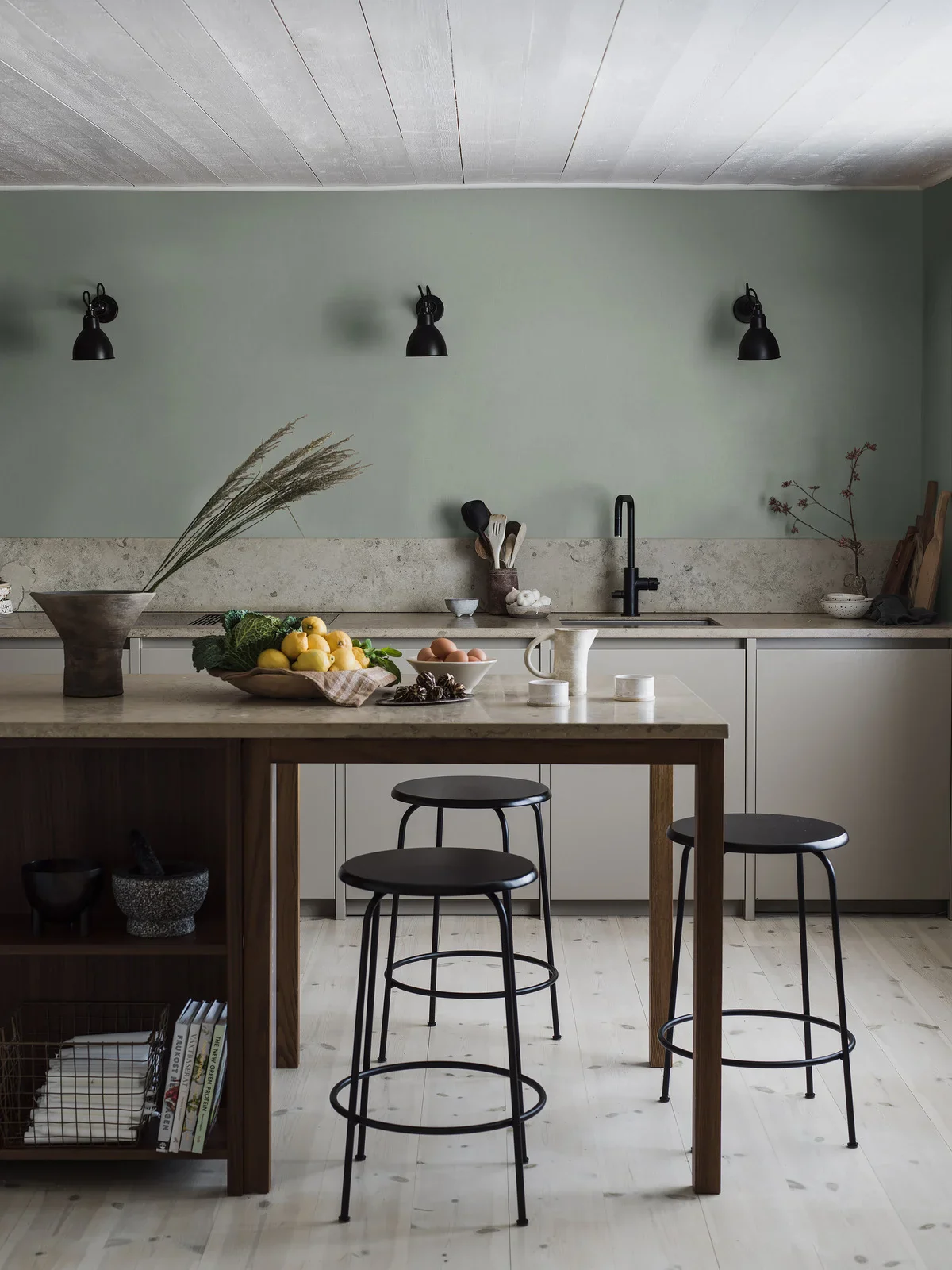 Tapeta strukturalna imitująca len LINEN - MINTY GREEN miętowa zieleń - Image 2