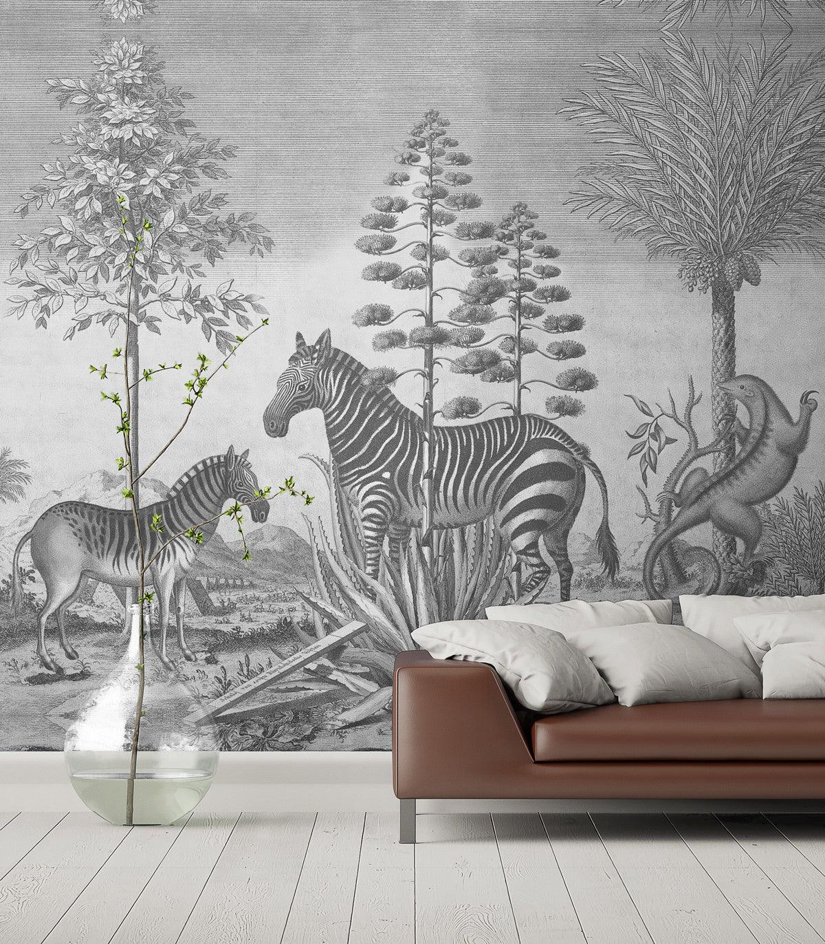 Tapeta ZEBRA ON AGAVE - Image 2
