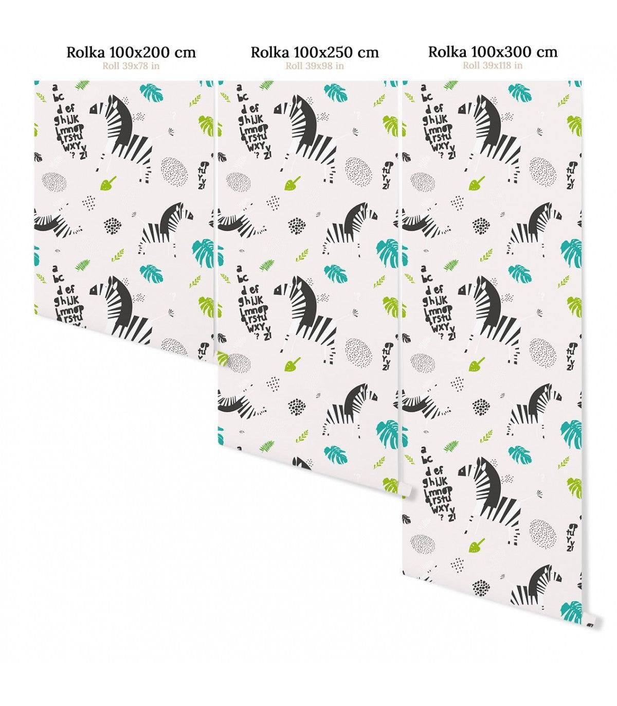 Tapeta ZEBRA biały - Image 2