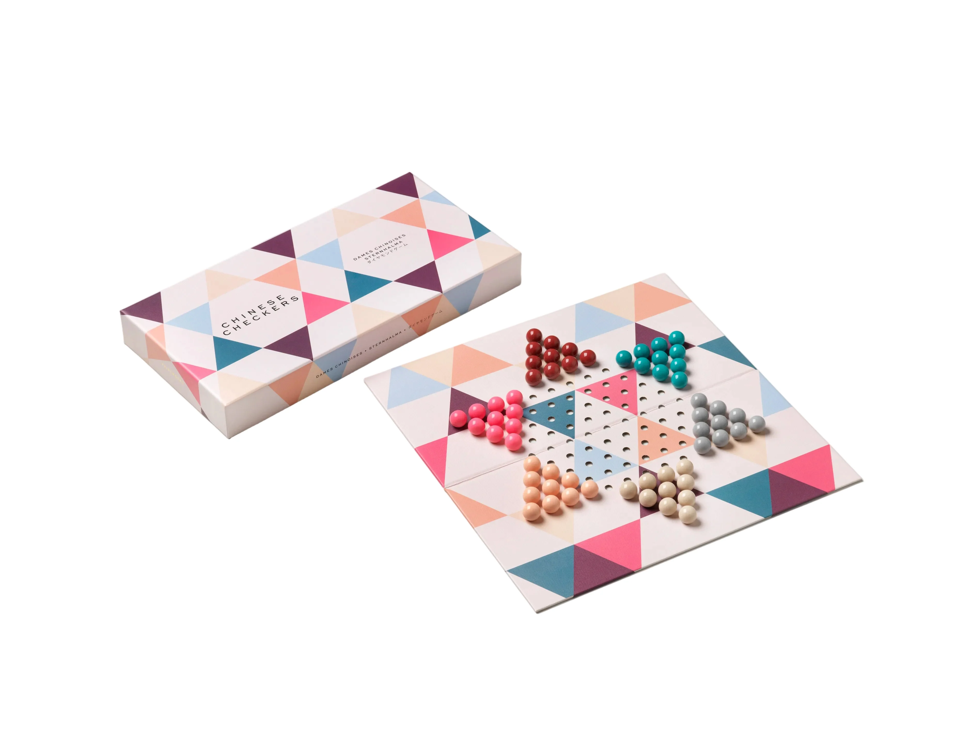 Gra trymla CHINESE CHECKERS beżowy - Image 3