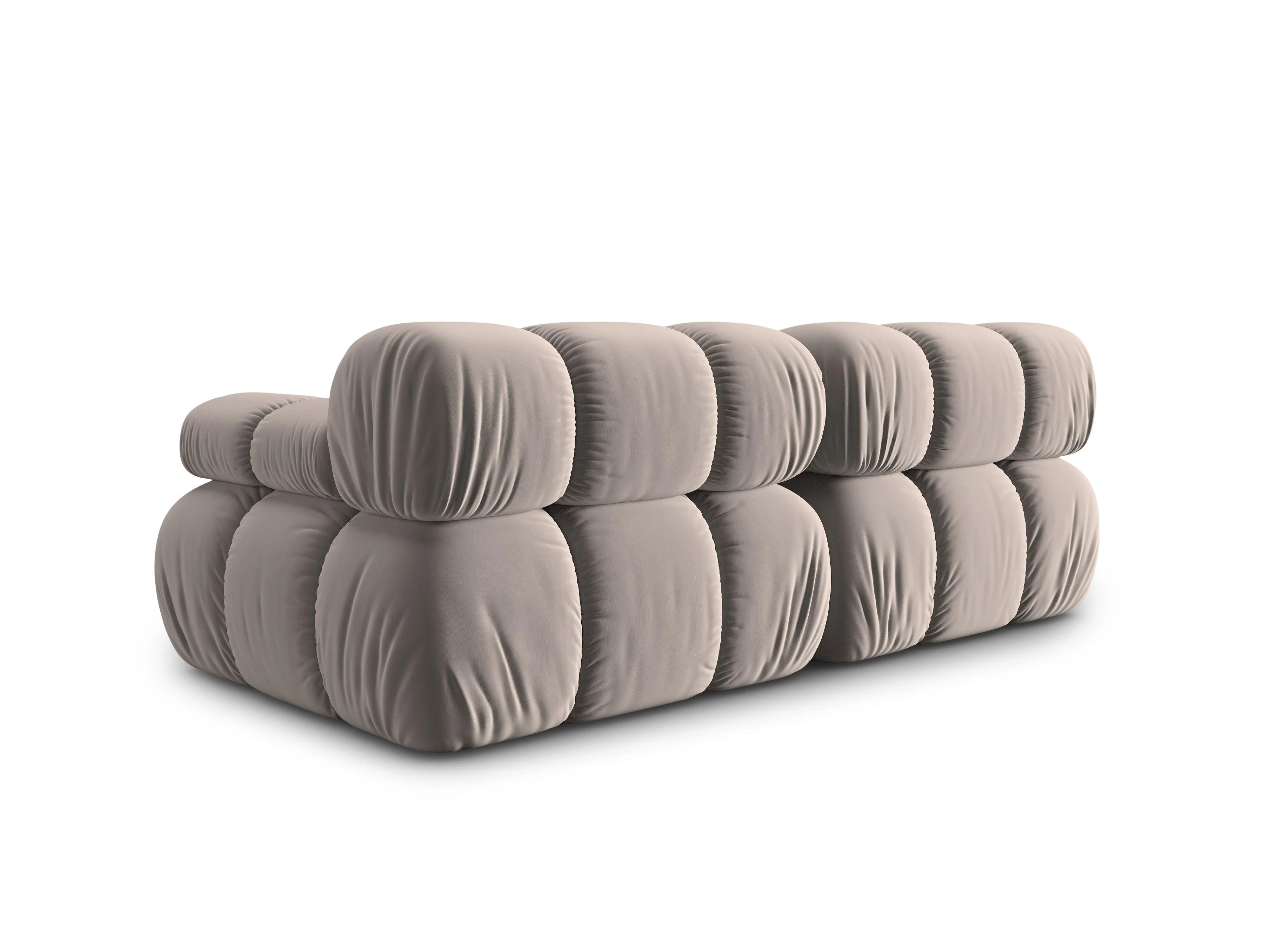 Sofa aksamitna 2-osobowa TROPEA cappuccino - Image 5