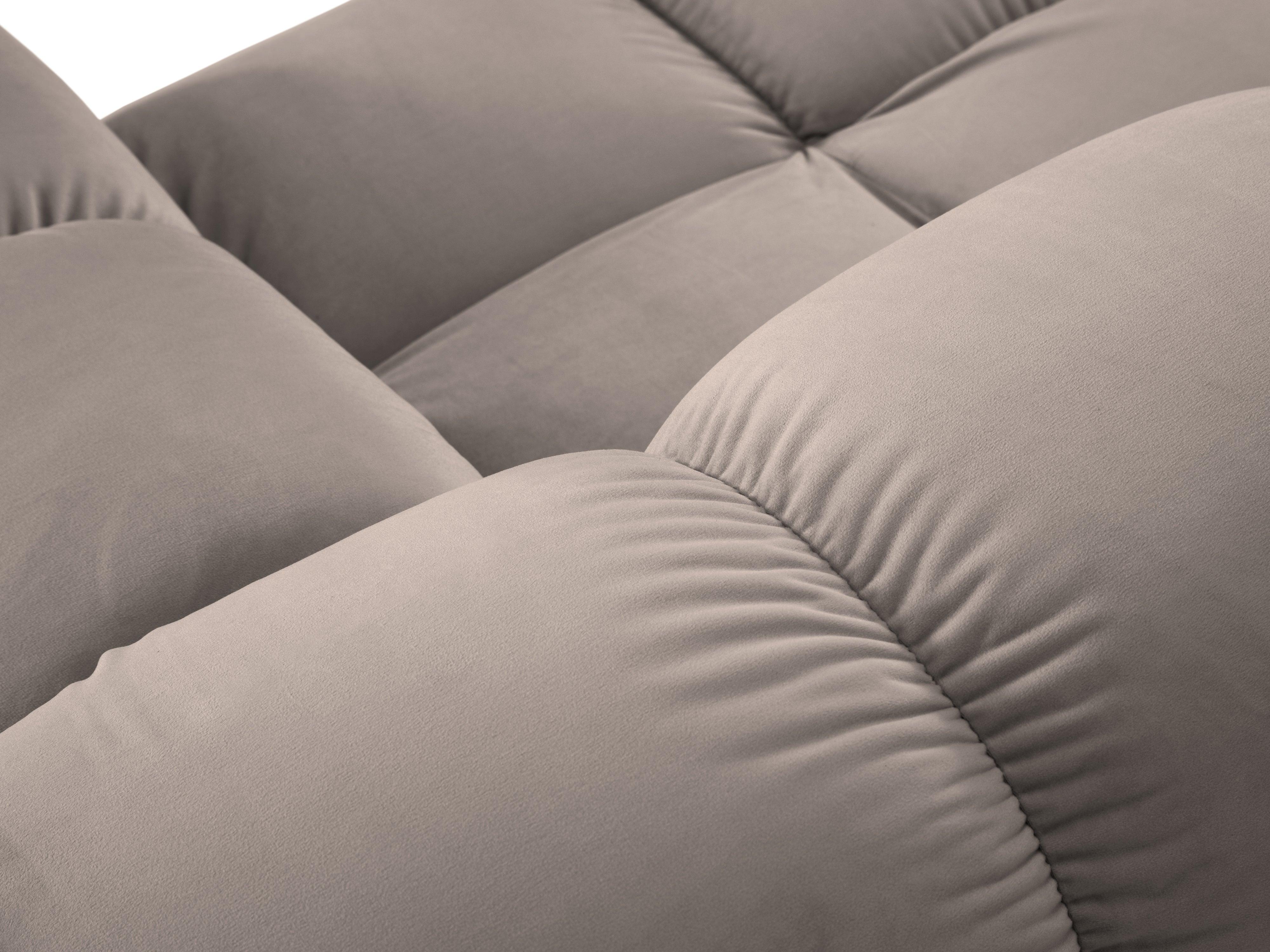 Sofa aksamitna 2-osobowa TROPEA cappuccino - Image 6