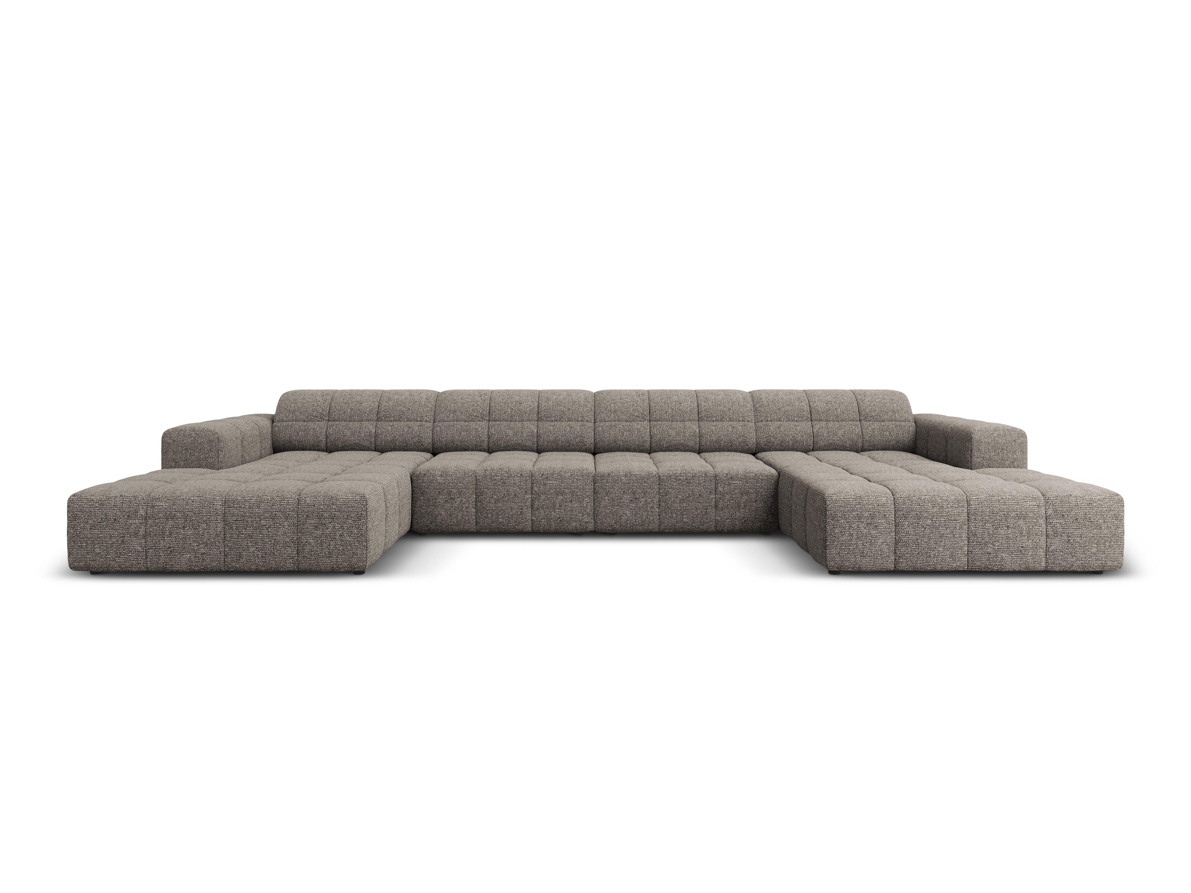 Sofa panoramiczna 6-osobowa CHICAGO szary szenil - Image 8