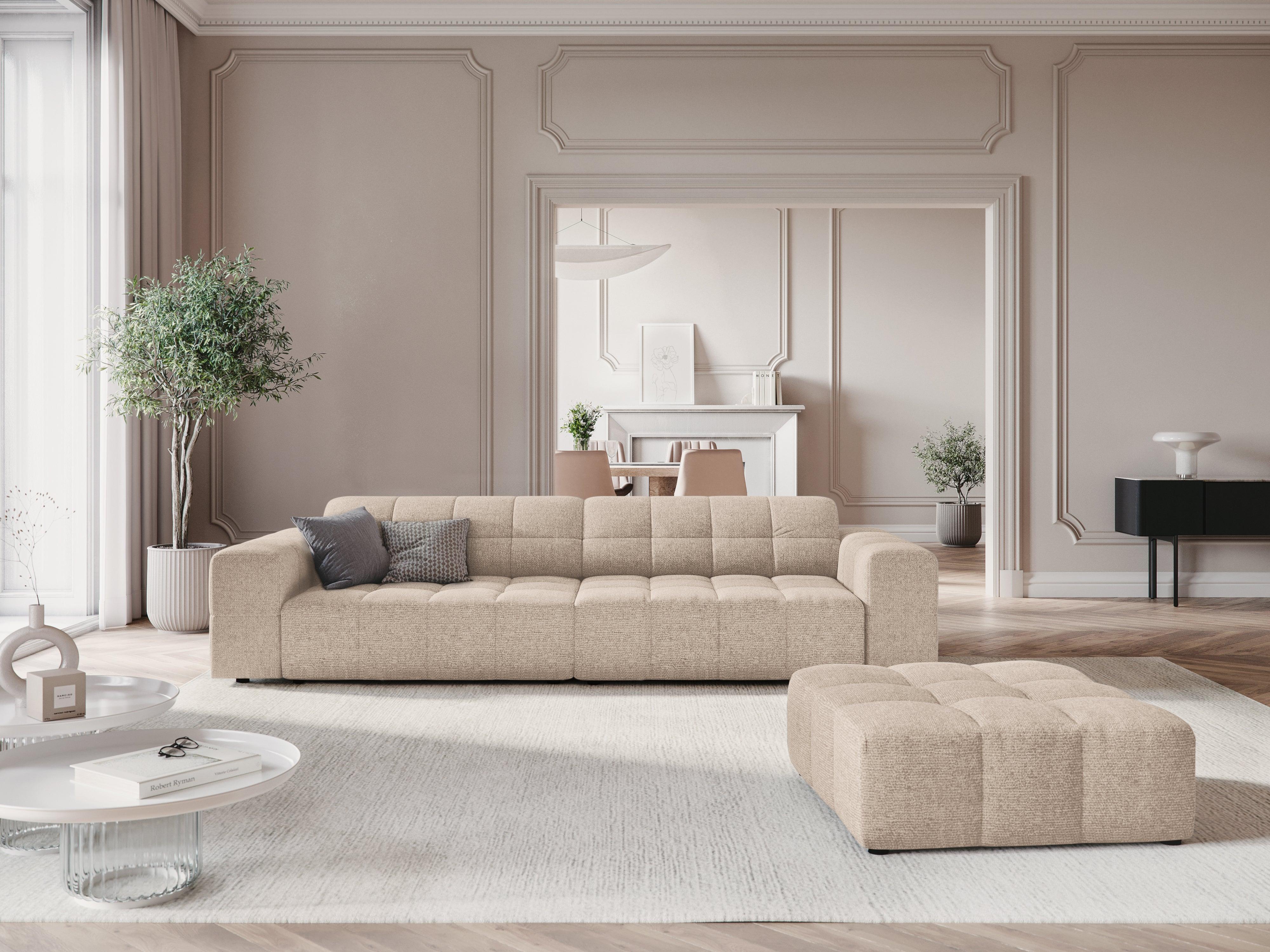 Sofa 3-osobowa CHICAGO beżowy szenil - Image 2