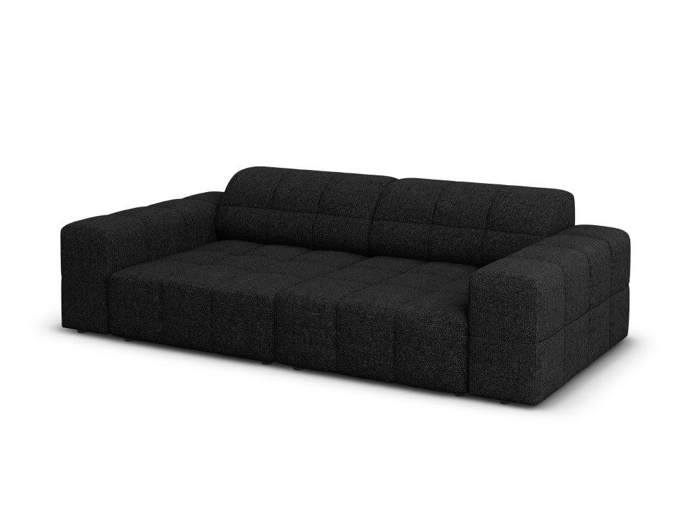 Sofa 3-osobowa CHICAGO czarny szenil - Image 5