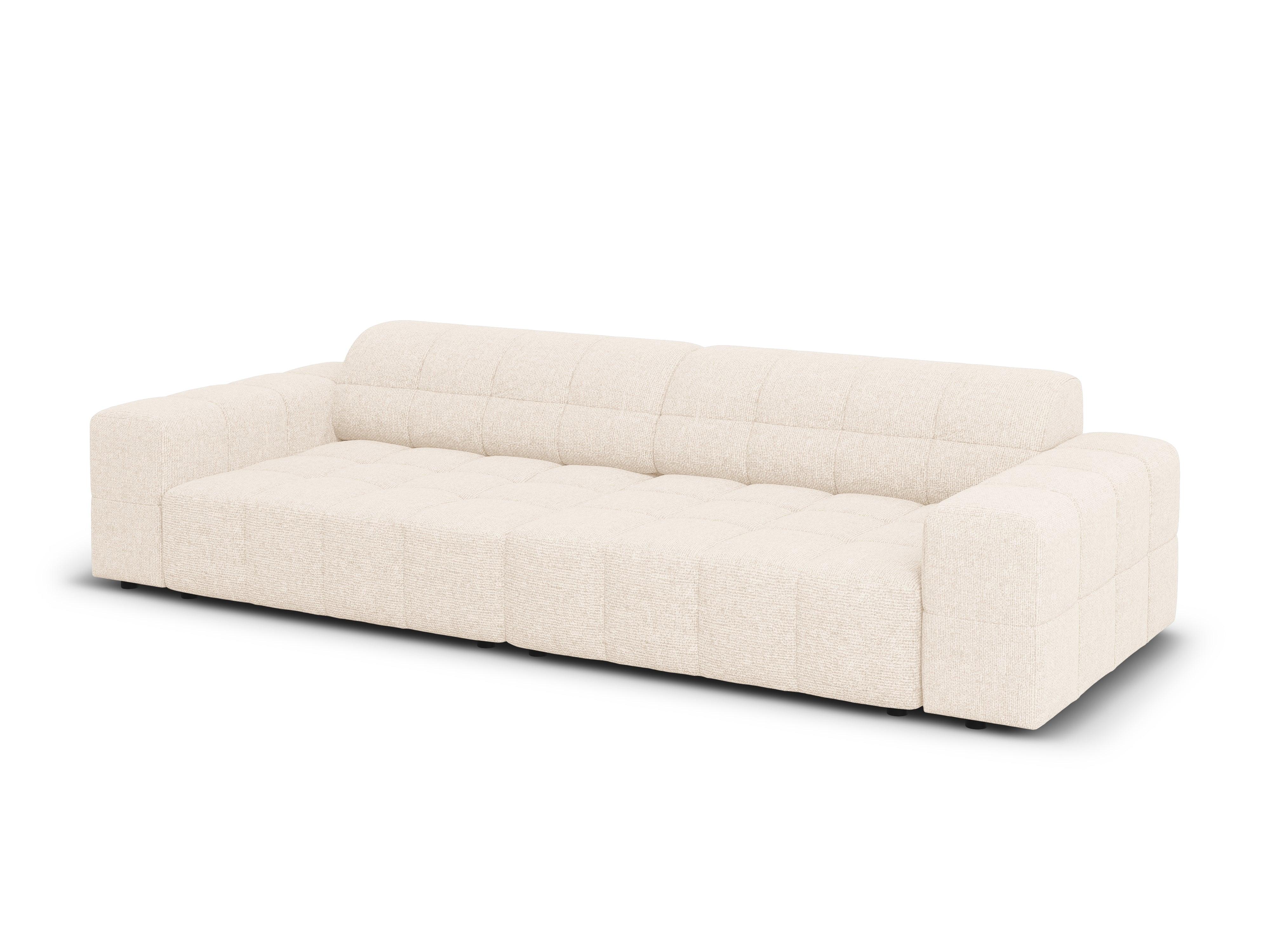 Sofa 4-osobowa CHICAGO jasnobeżowy szenil - Image 4