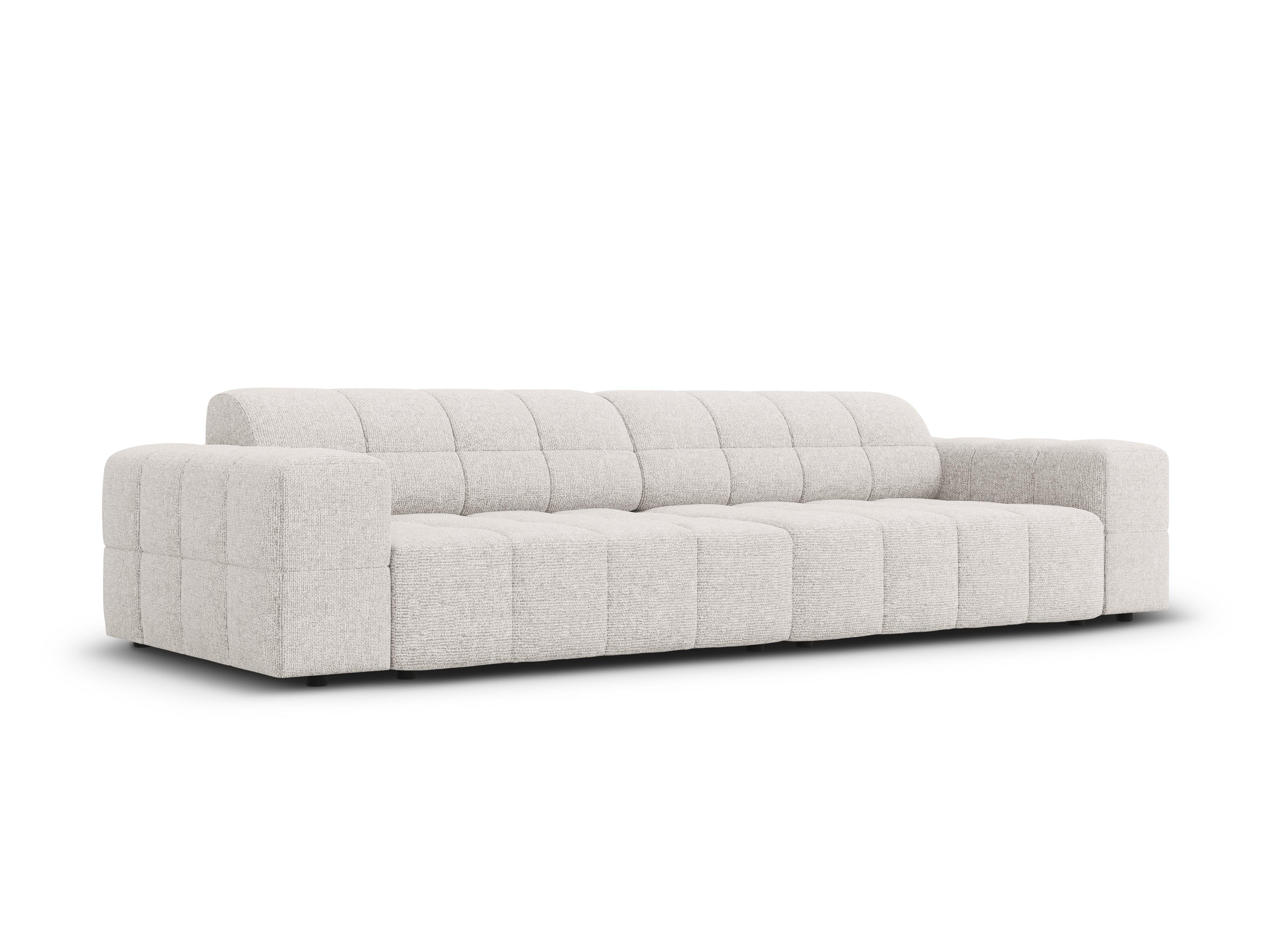Sofa 4-osobowa CHICAGO jasnoszary szenil
