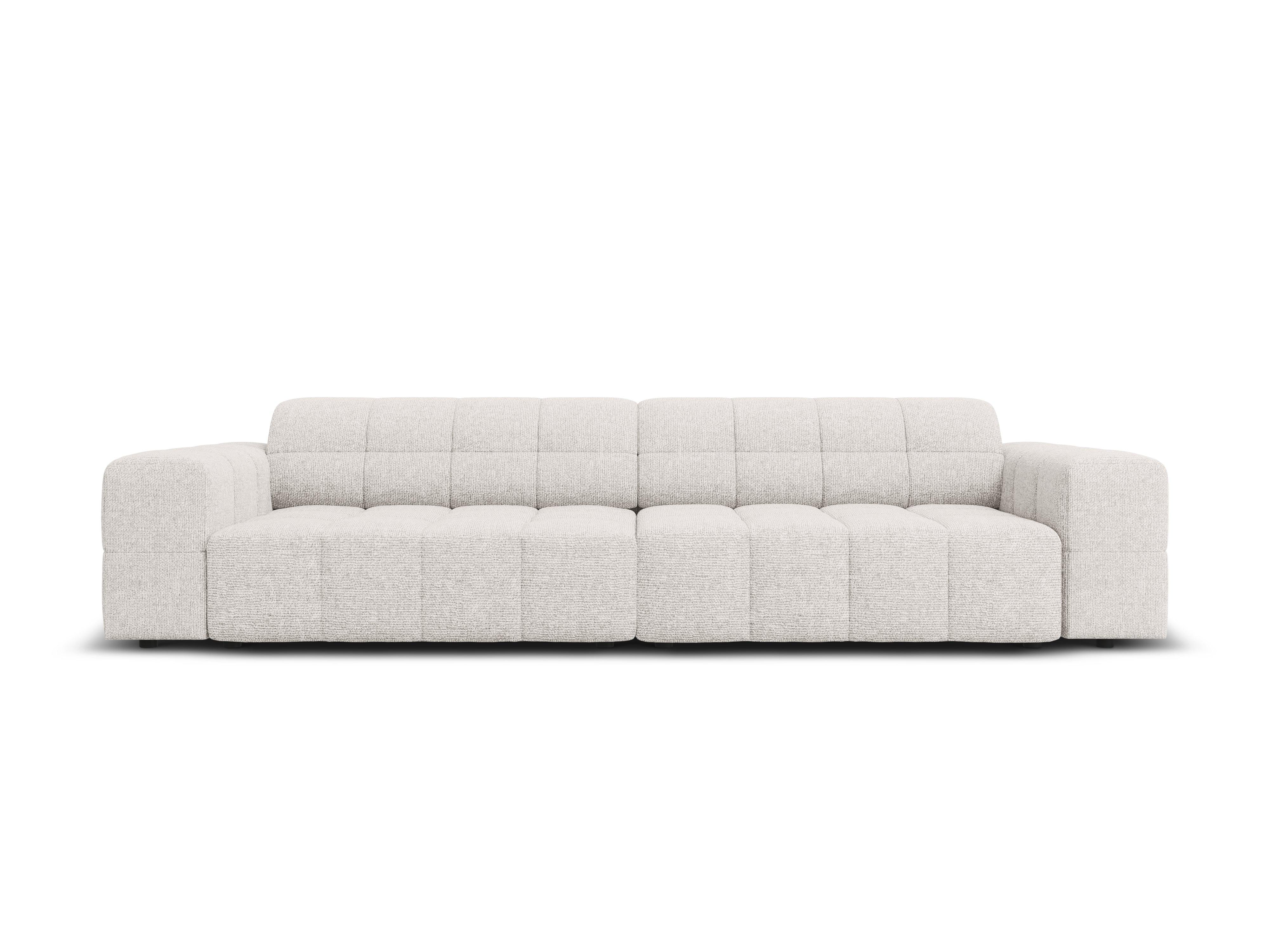 Sofa 4-osobowa CHICAGO jasnoszary szenil - Image 9