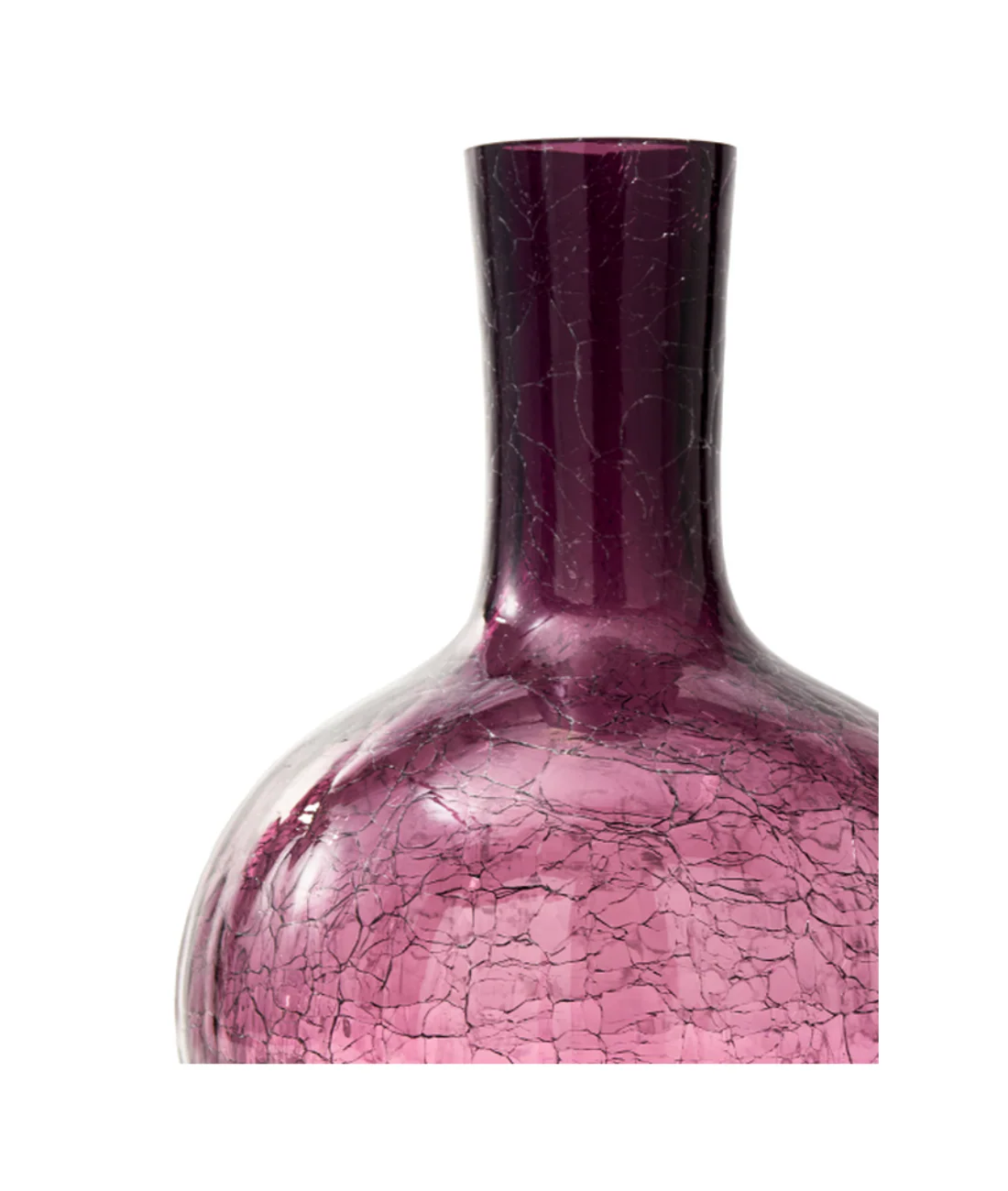 Wazon CRACKLED GLASS ciemny fioletowy - Image 6