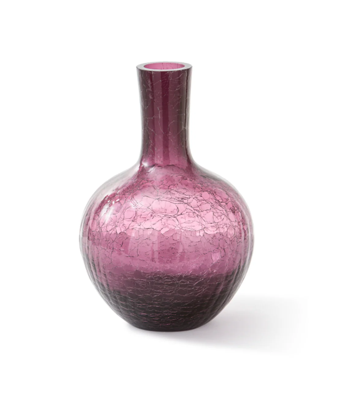 Wazon CRACKLED GLASS ciemny fioletowy - Image 7