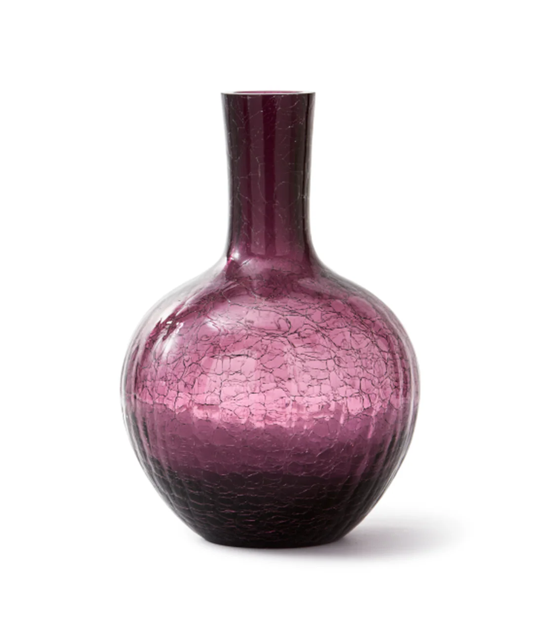 Wazon CRACKLED GLASS ciemny fioletowy - Image 8