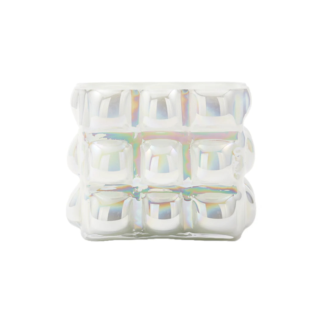 Wazon BUBBLE biały z połyskiem - Image 6