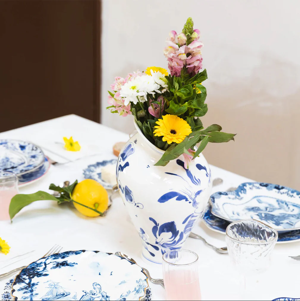 Wazon CLASSICS ON ACID - FLORAL DELFT biała porcelana - Image 2