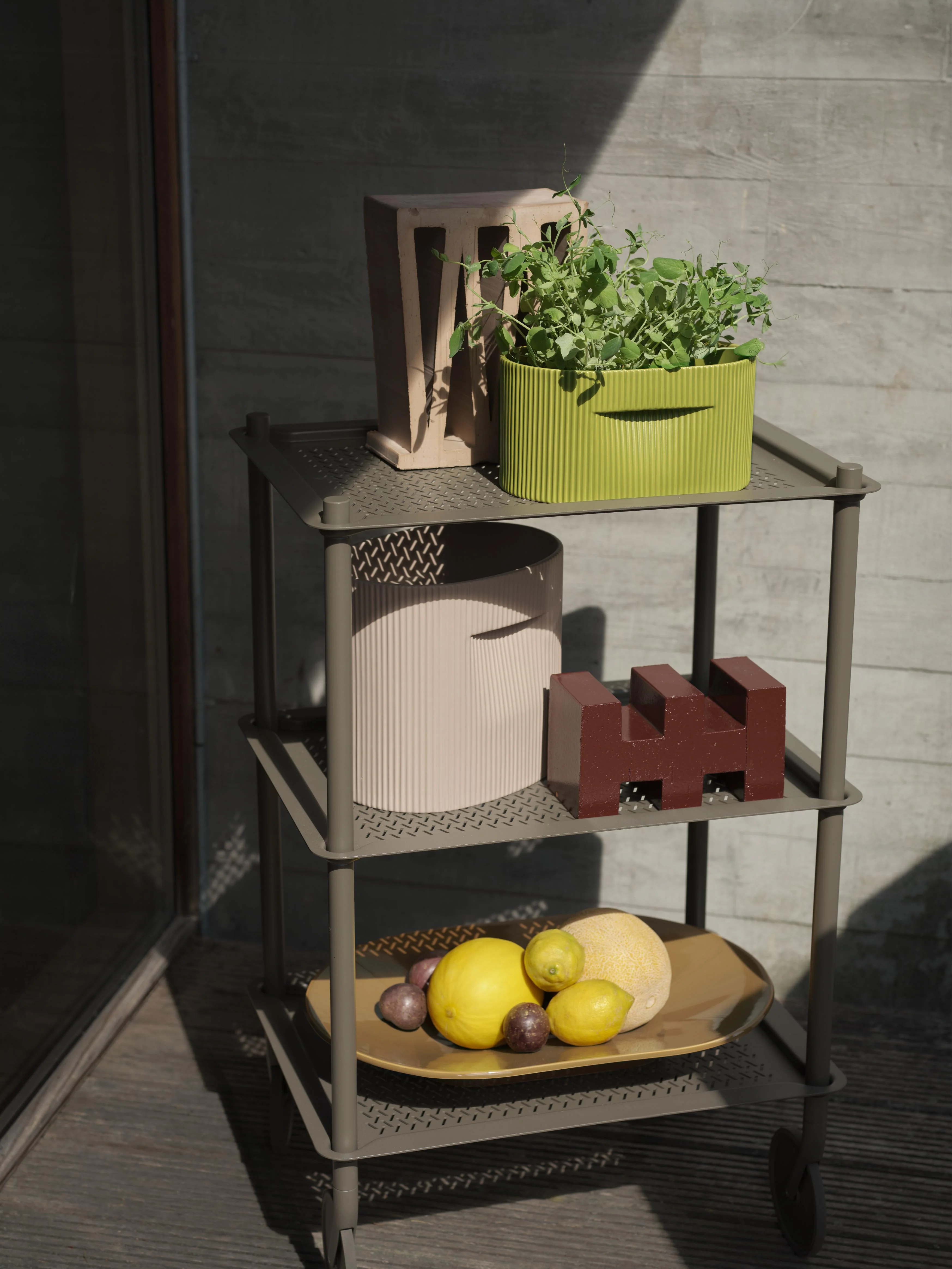 Wazon ceramiczny RIDGE beżowy - Image 11