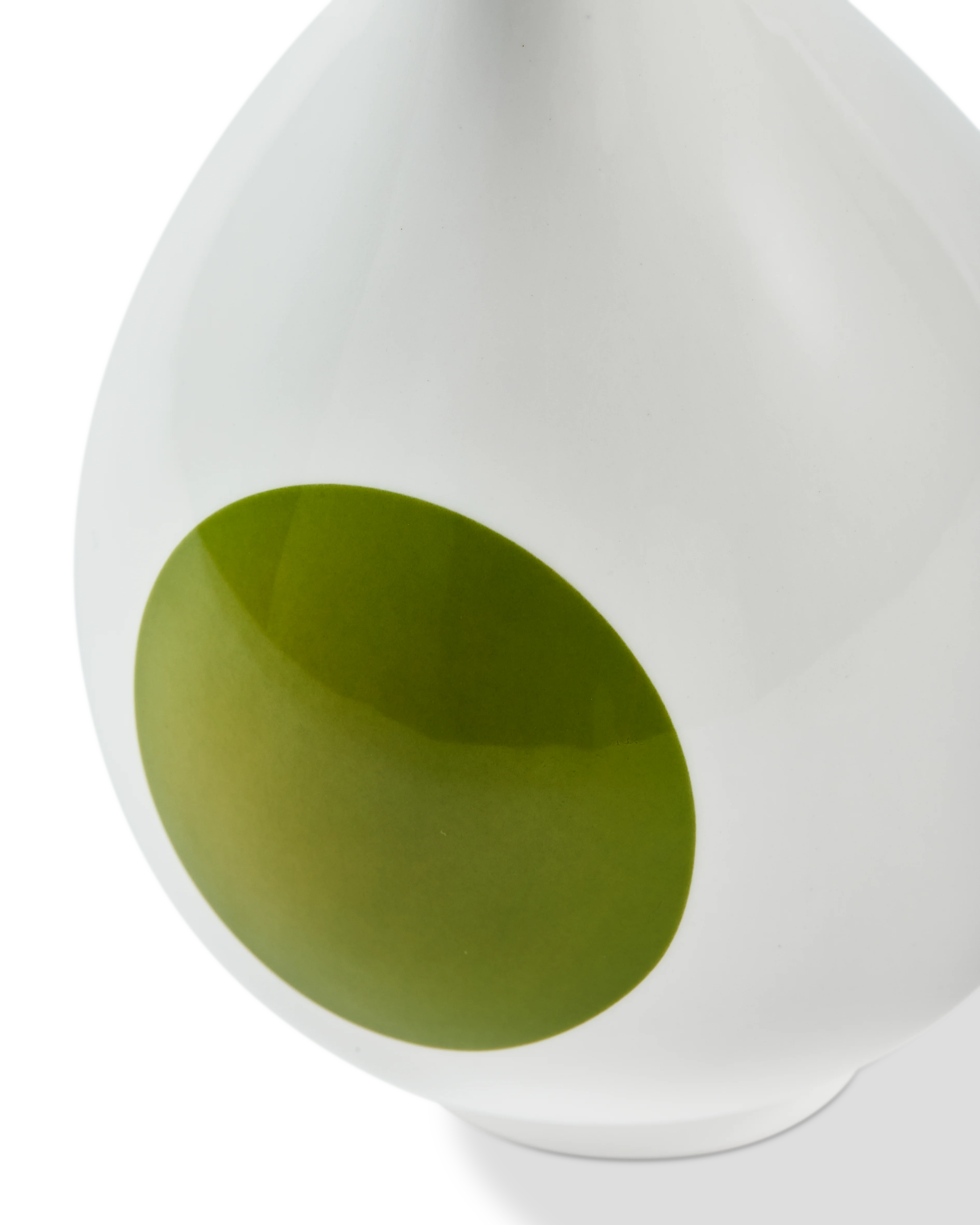 Wazon SMALL BIRD biały z oliwkowym i niebieskim - Image 6