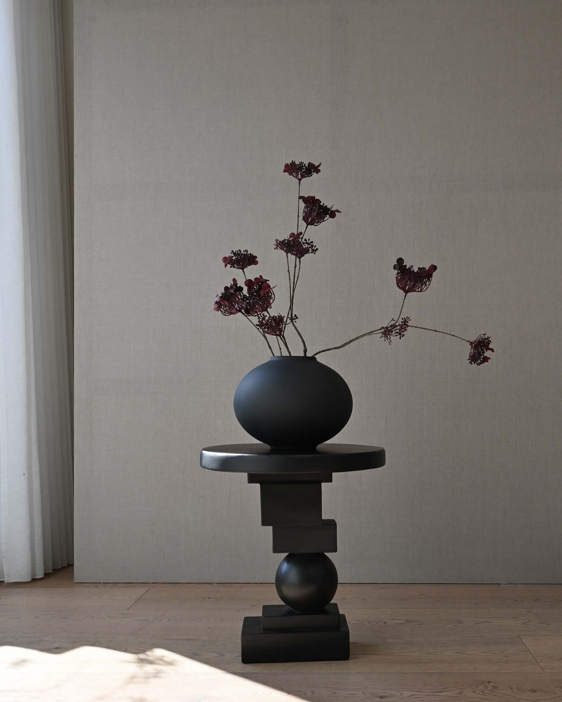 Wazon SUNAO FAT czarny - Image 3