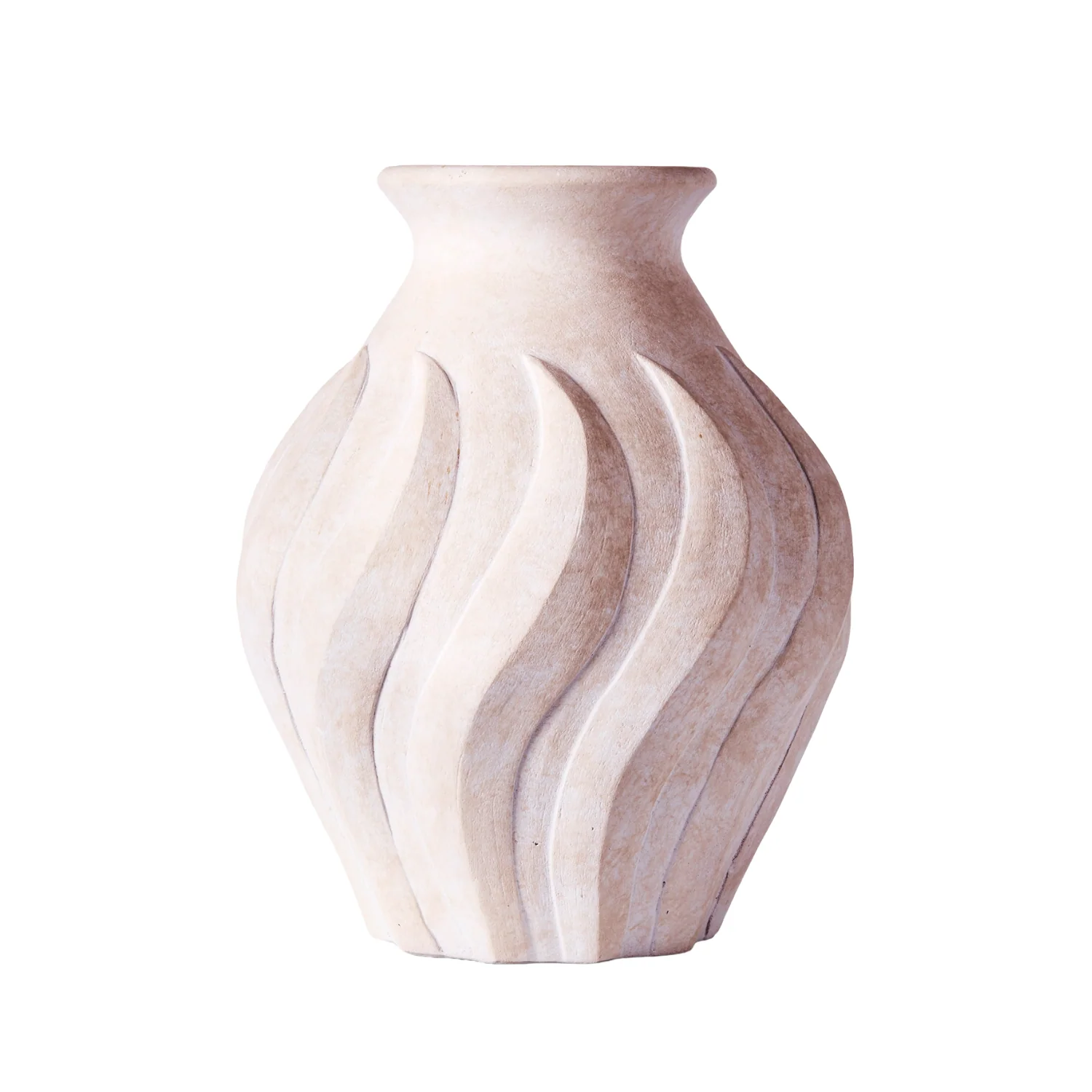 Wazon SWIRL biała ceramika