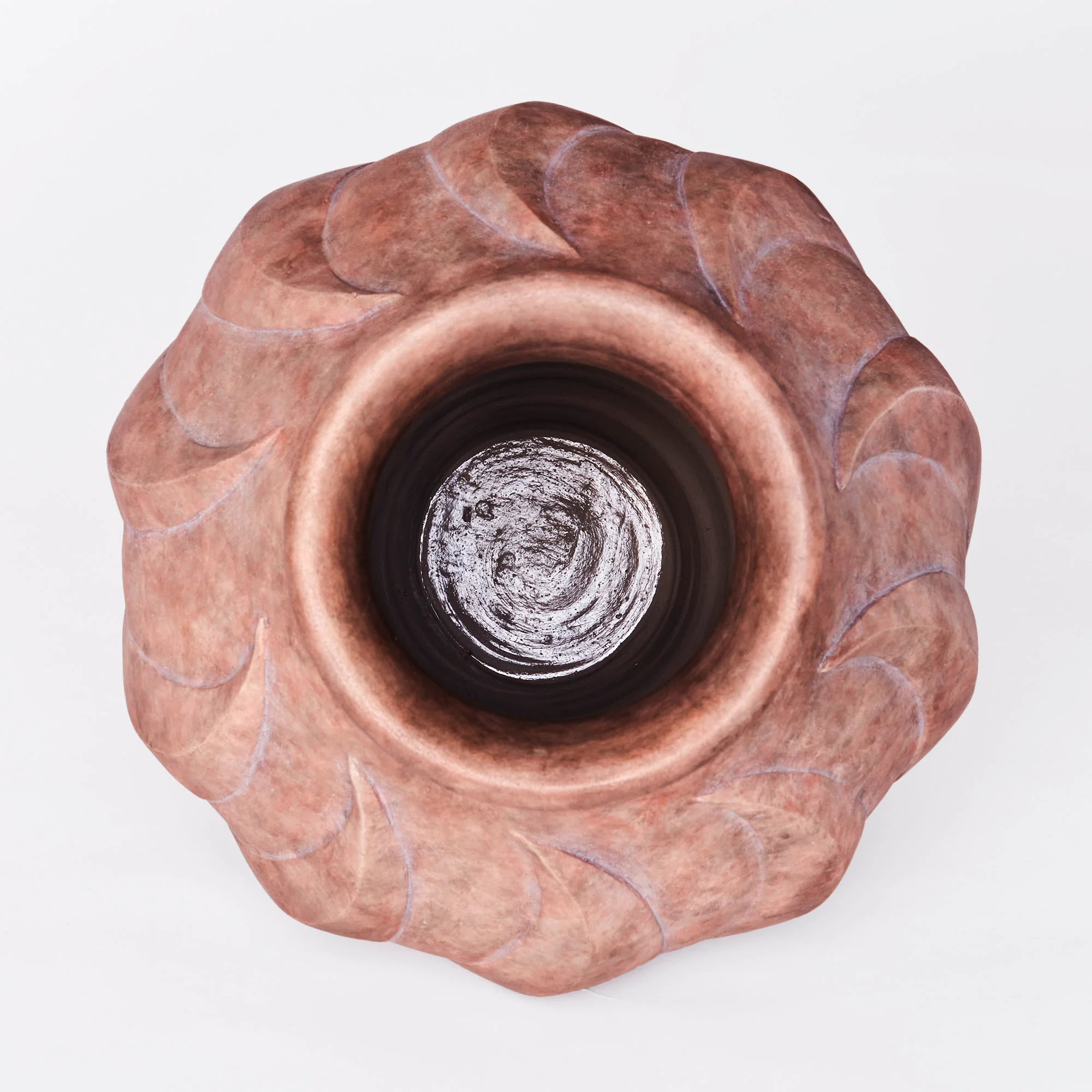 Wazon SWIRL brązowa ceramika - Image 5