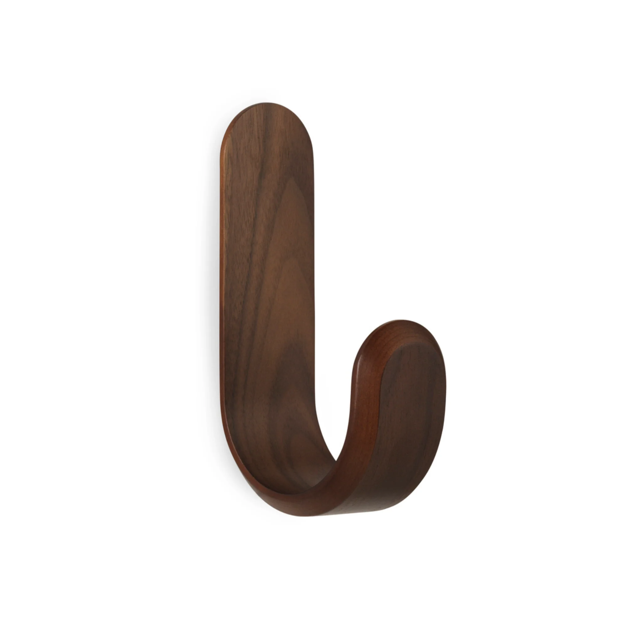 Wieszak CURVE drewno orzechowe