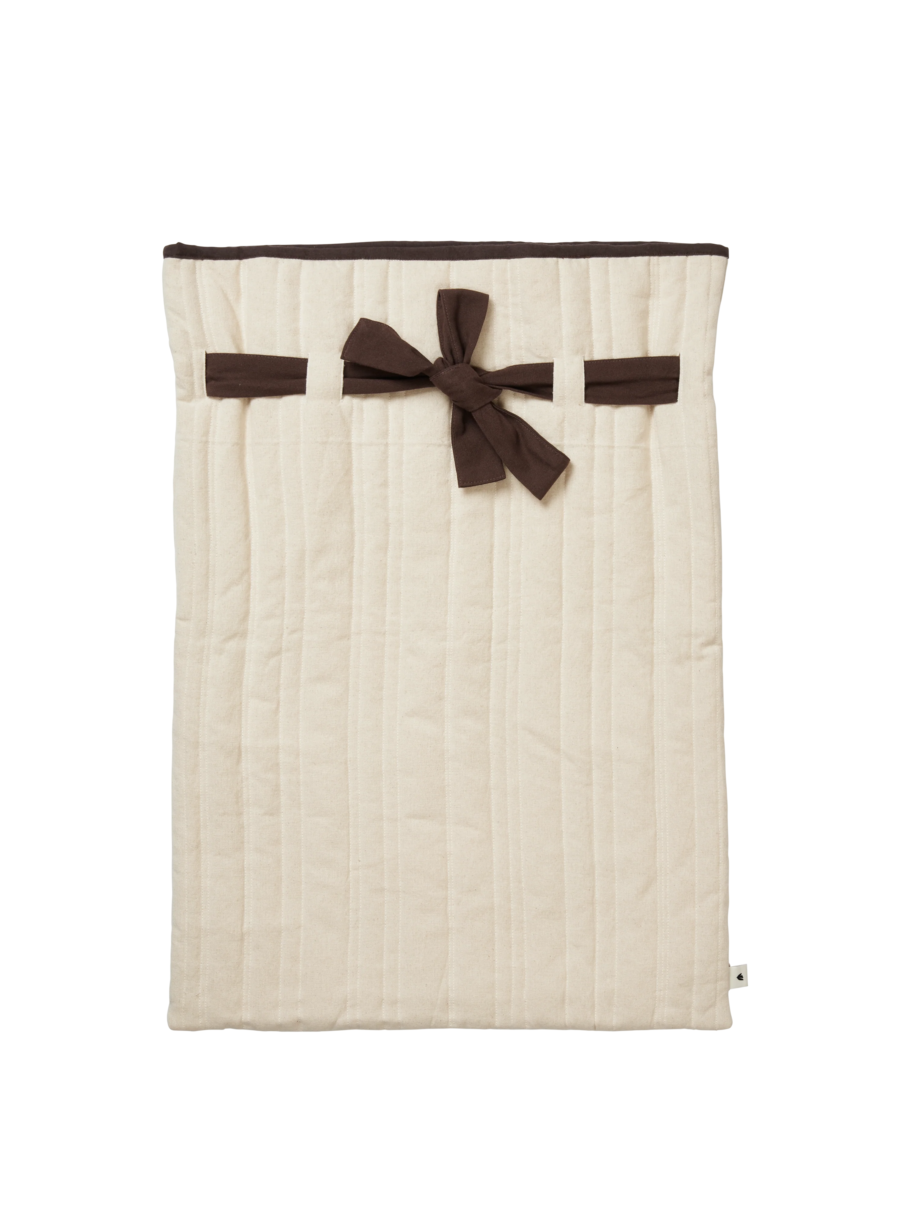 Worek na prezenty VARI QUILTED SACK beżowy z brązowym - Image 3