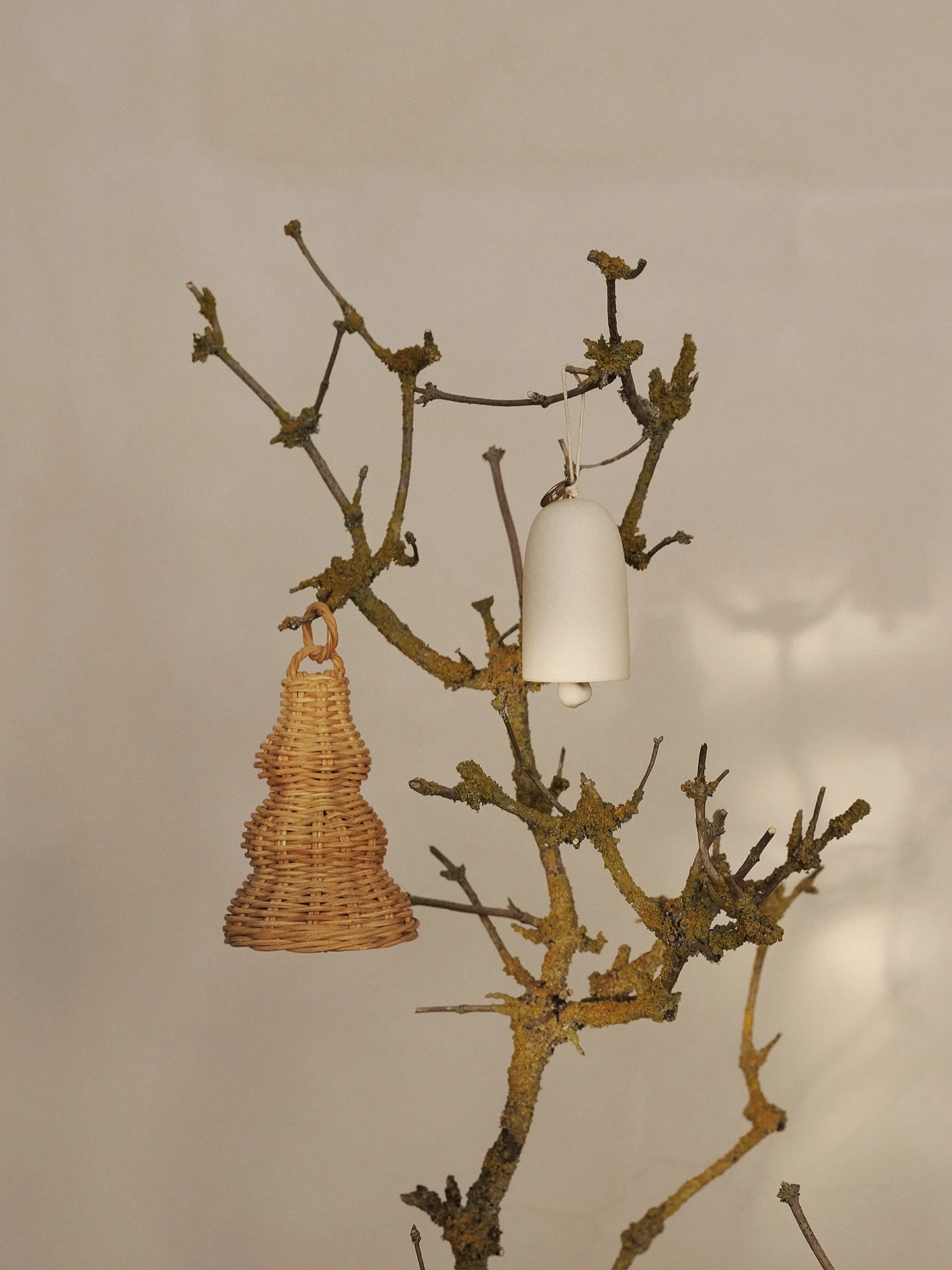 Zestaw bombek BRAIDED BELL pleciony rattan - Image 2