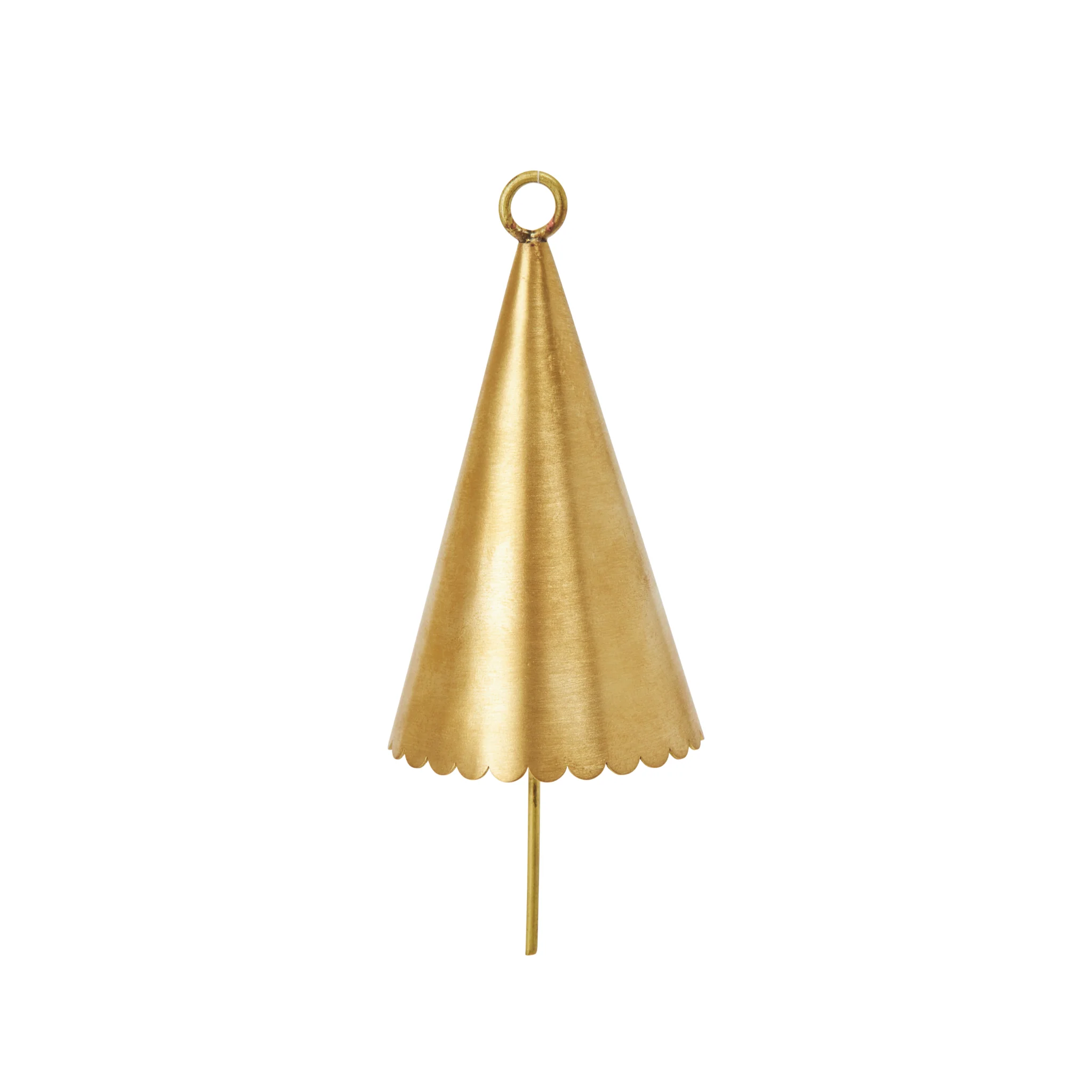 Zestaw dekoracji choinkowych CONE BELL mosiężny