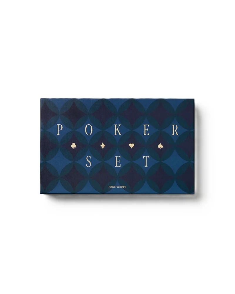 Zestaw do gry w pokera ART OF POKER czarny z granatowym - Image 3