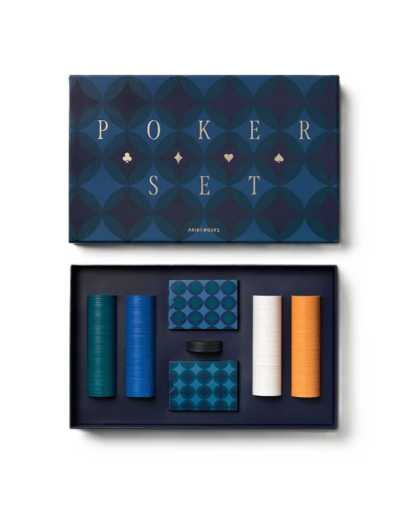 Zestaw do gry w pokera ART OF POKER czarny z granatowym - Image 5