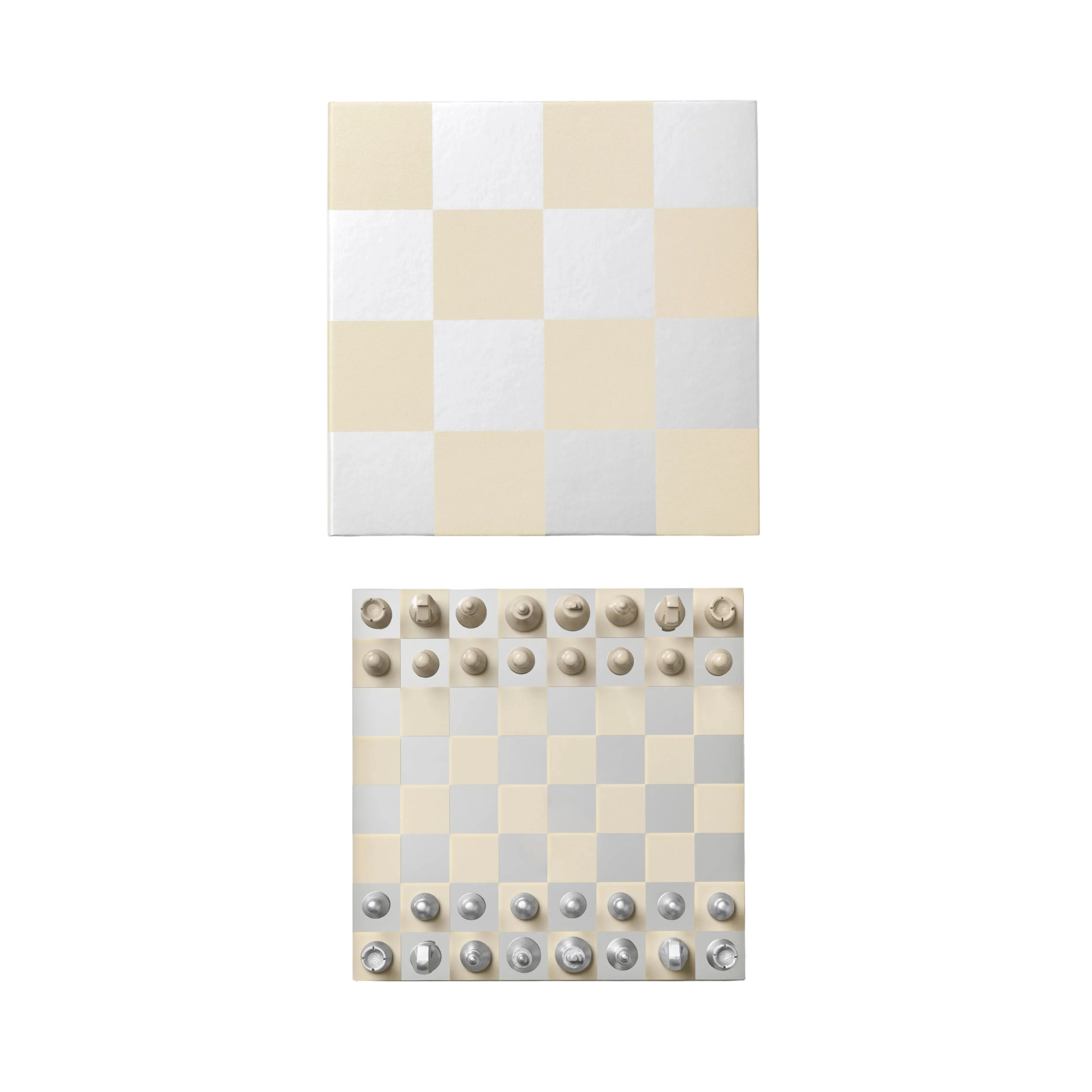 Zestaw do gry w szachy CHESS MIRROR beżowy - Image 3