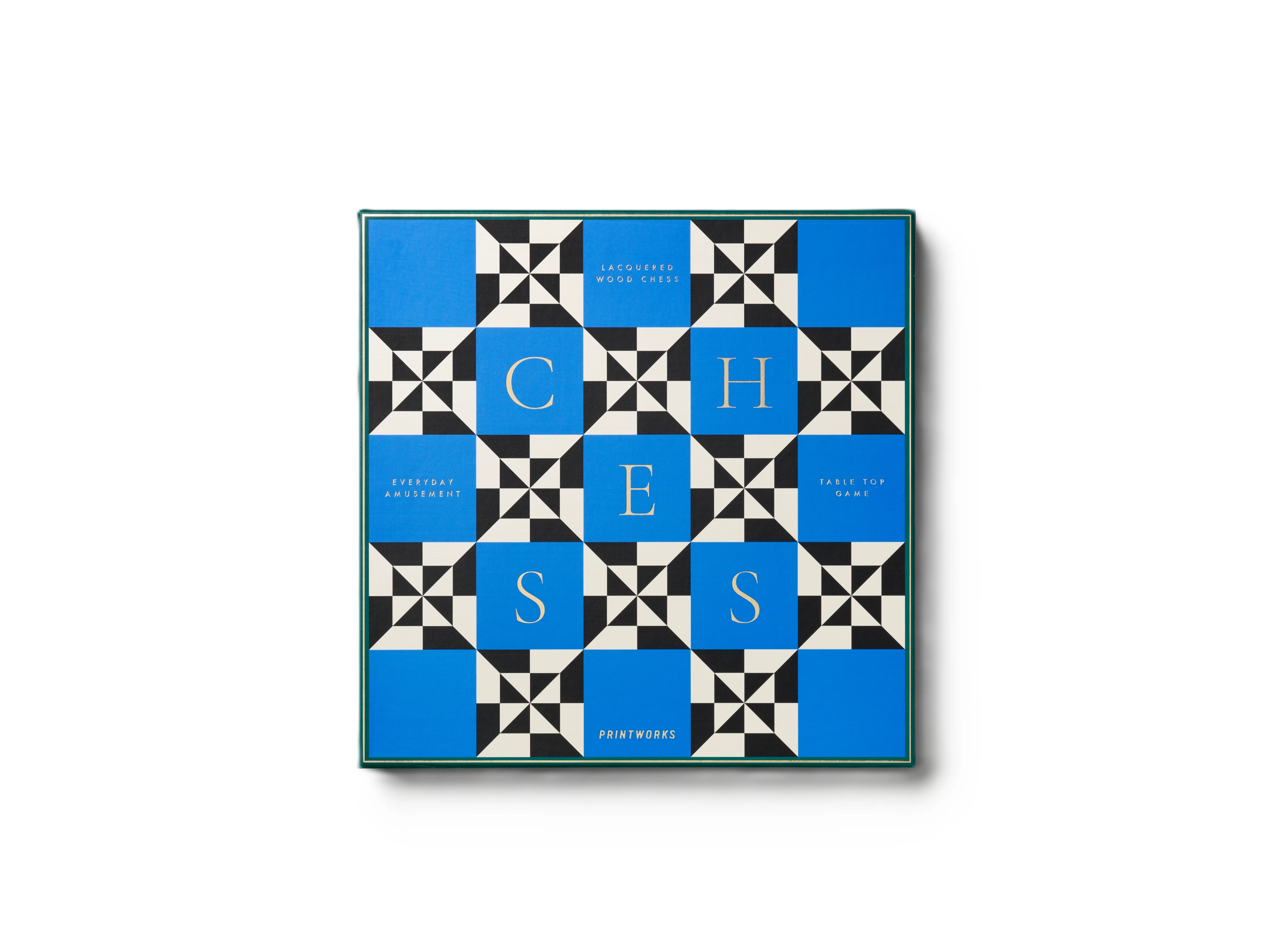 Zestaw do gry w szachy LACQUERED CHESS POSEIDON niebieski - Image 4