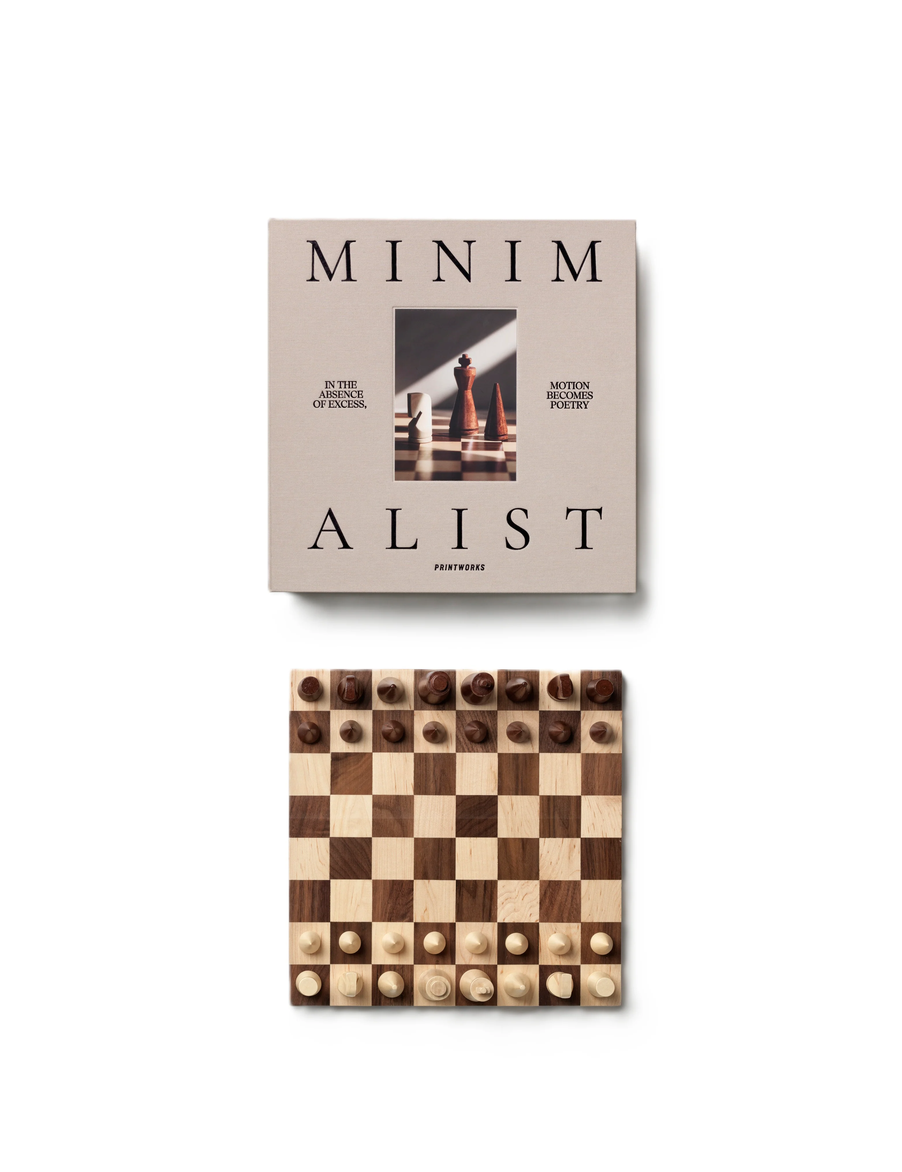 Zestaw do gry w szachy MINIMALIST CHESS drewno - Image 5