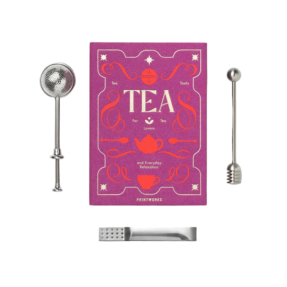 Zestaw do herbaty TEA TOOLS fioletowy