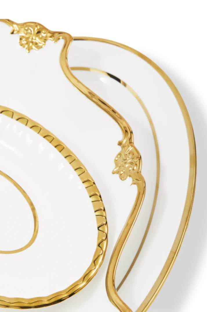 Zestaw do serwowania GOLDEN FINDS porcelana - Image 4