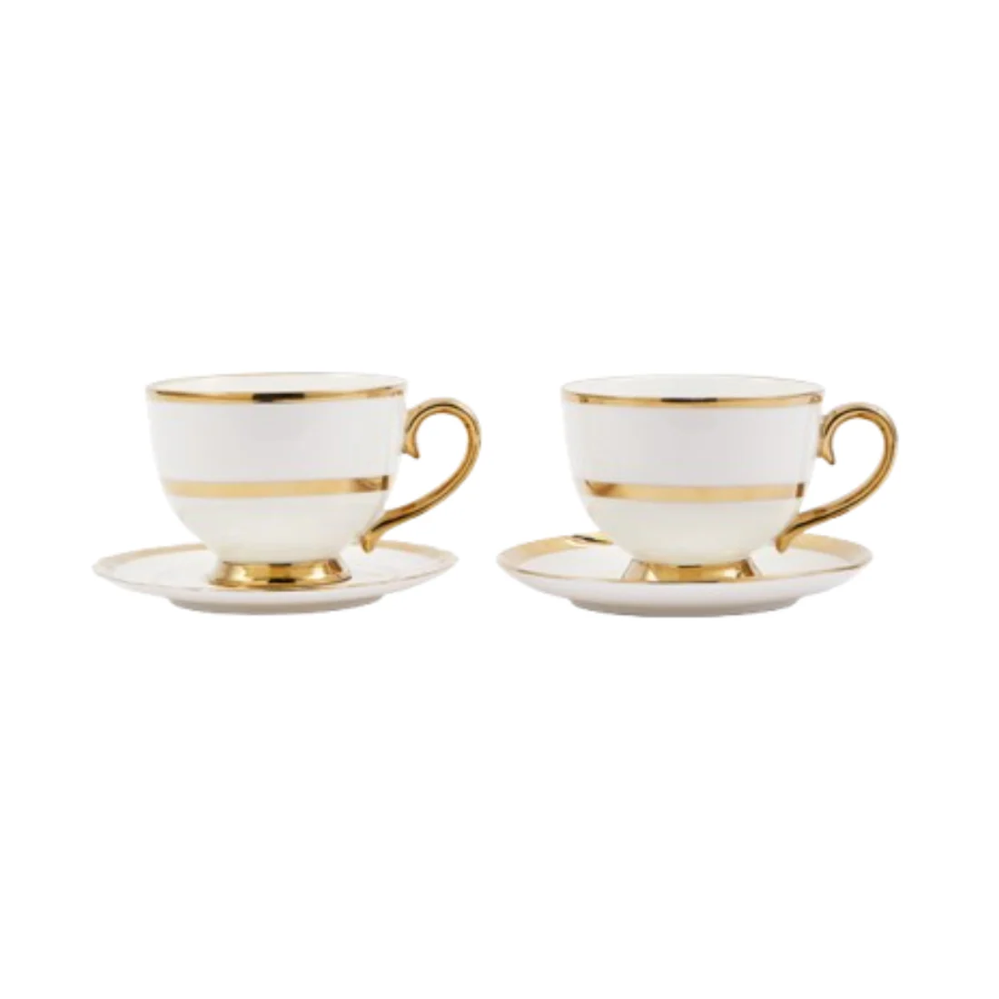 Zestaw filiżanek do herbaty GOLDEN FINDS porcelana - Image 7