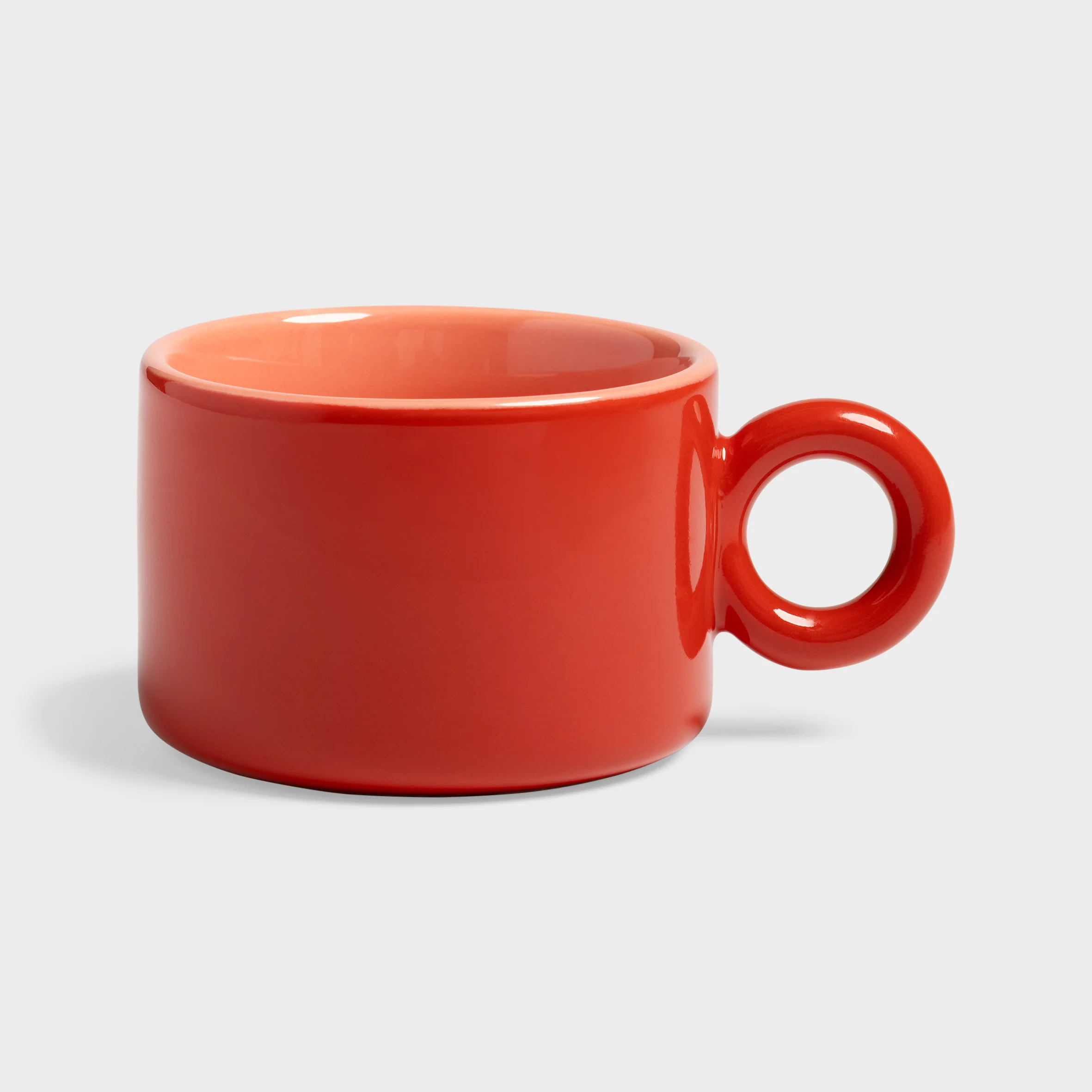 Zestaw filiżanek CHIQUITO czerwona porcelana - Image 7