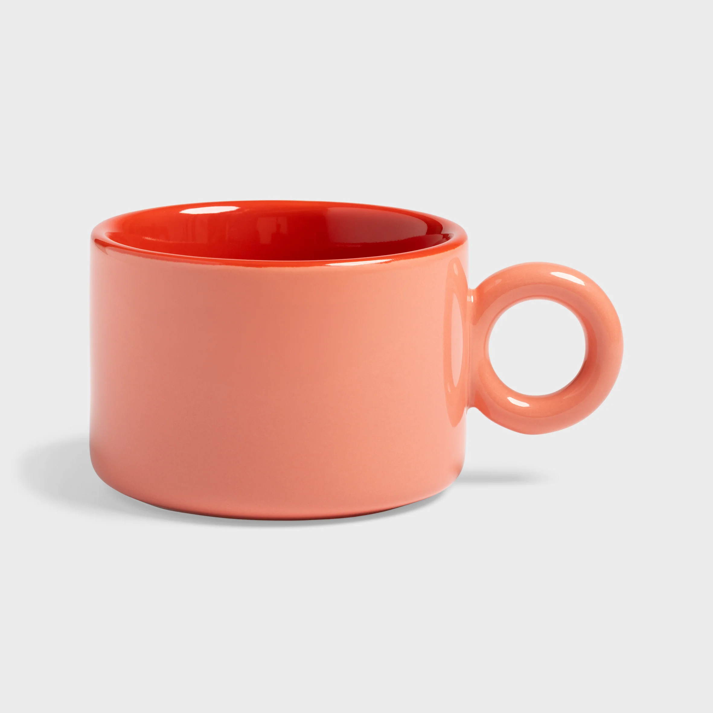 Zestaw filiżanek CHIQUITO czerwona porcelana - Image 8