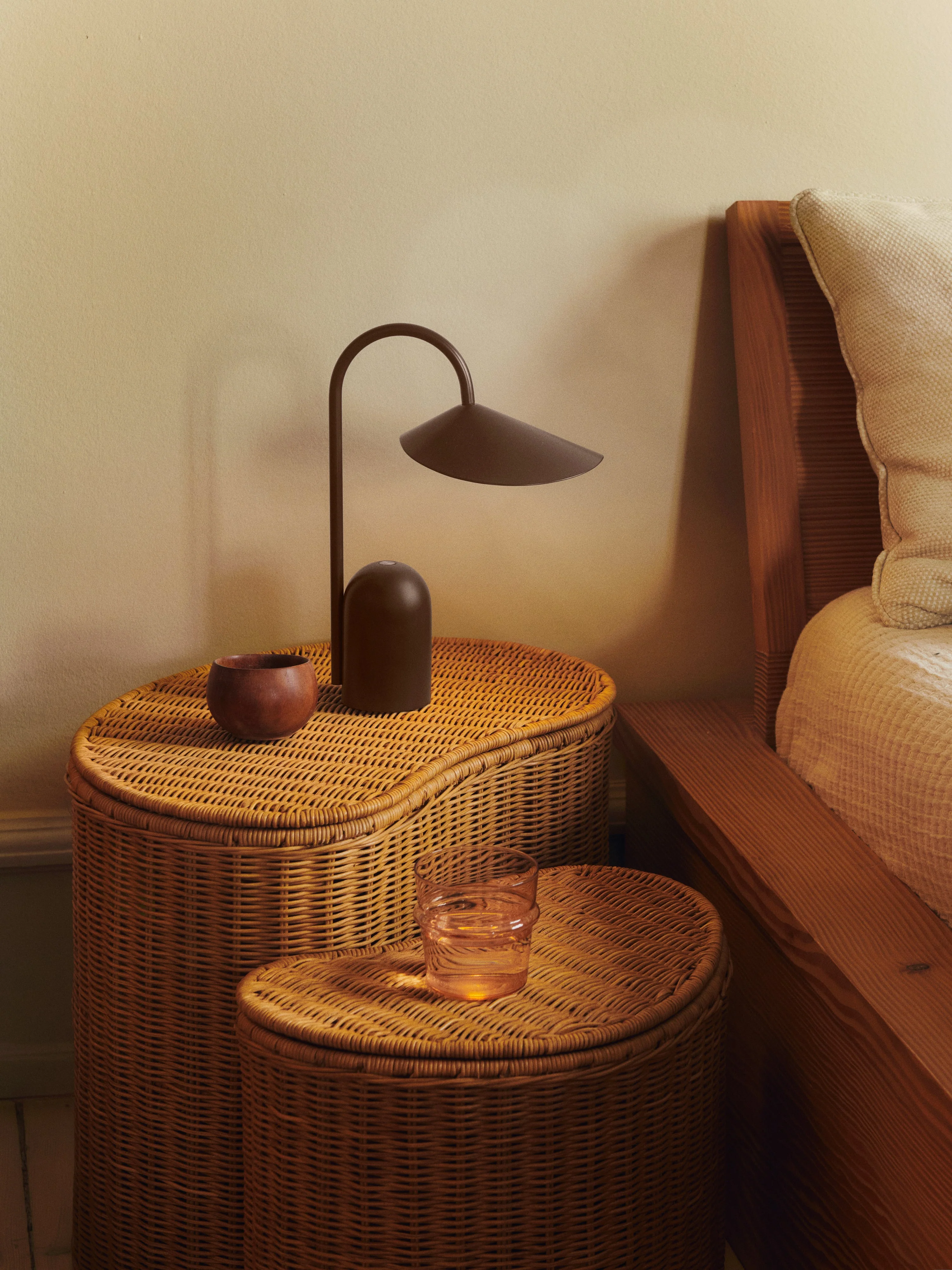 Zestaw koszy WILLORA rattan - Image 2