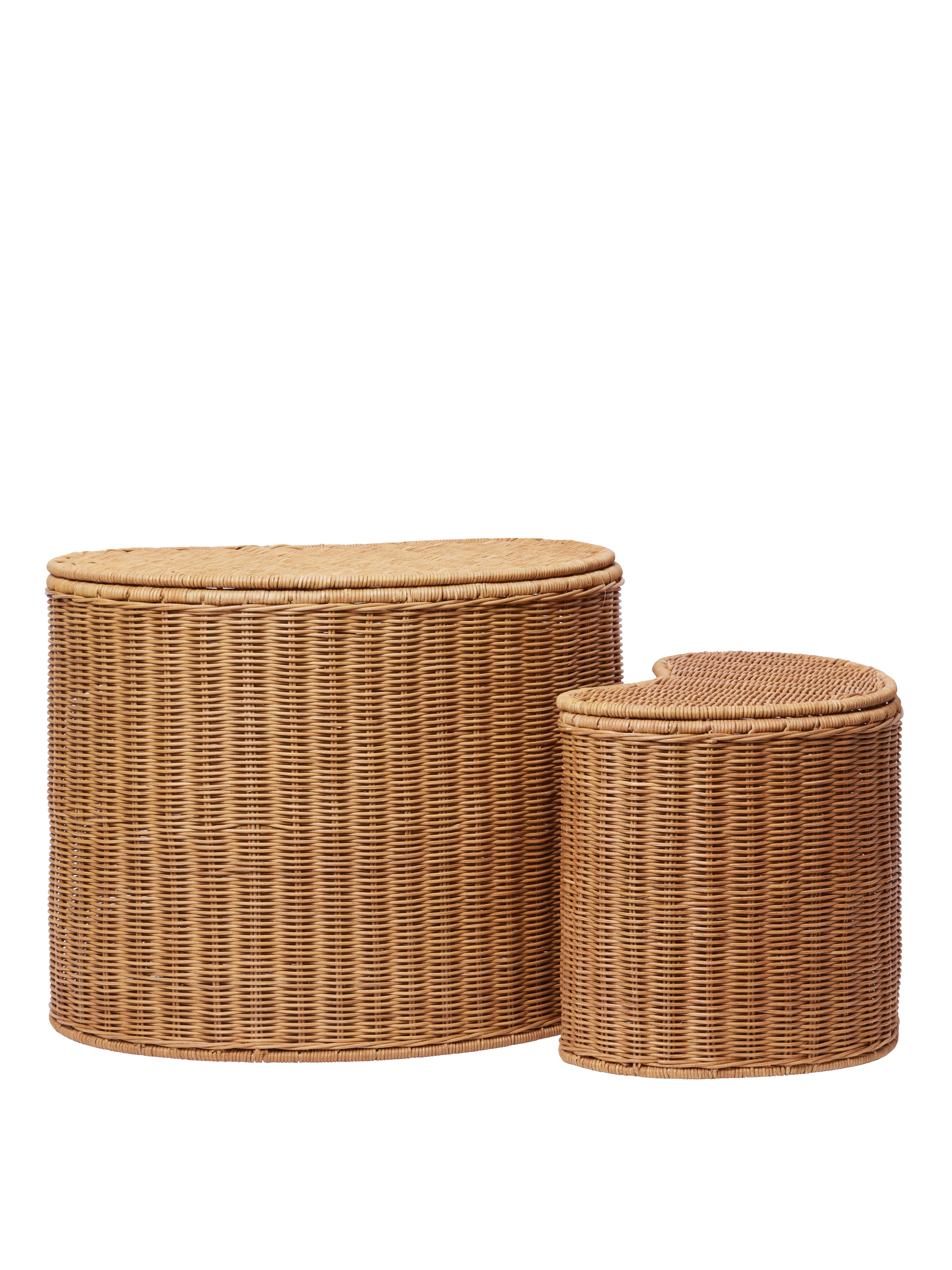 Zestaw koszy WILLORA rattan - Image 3