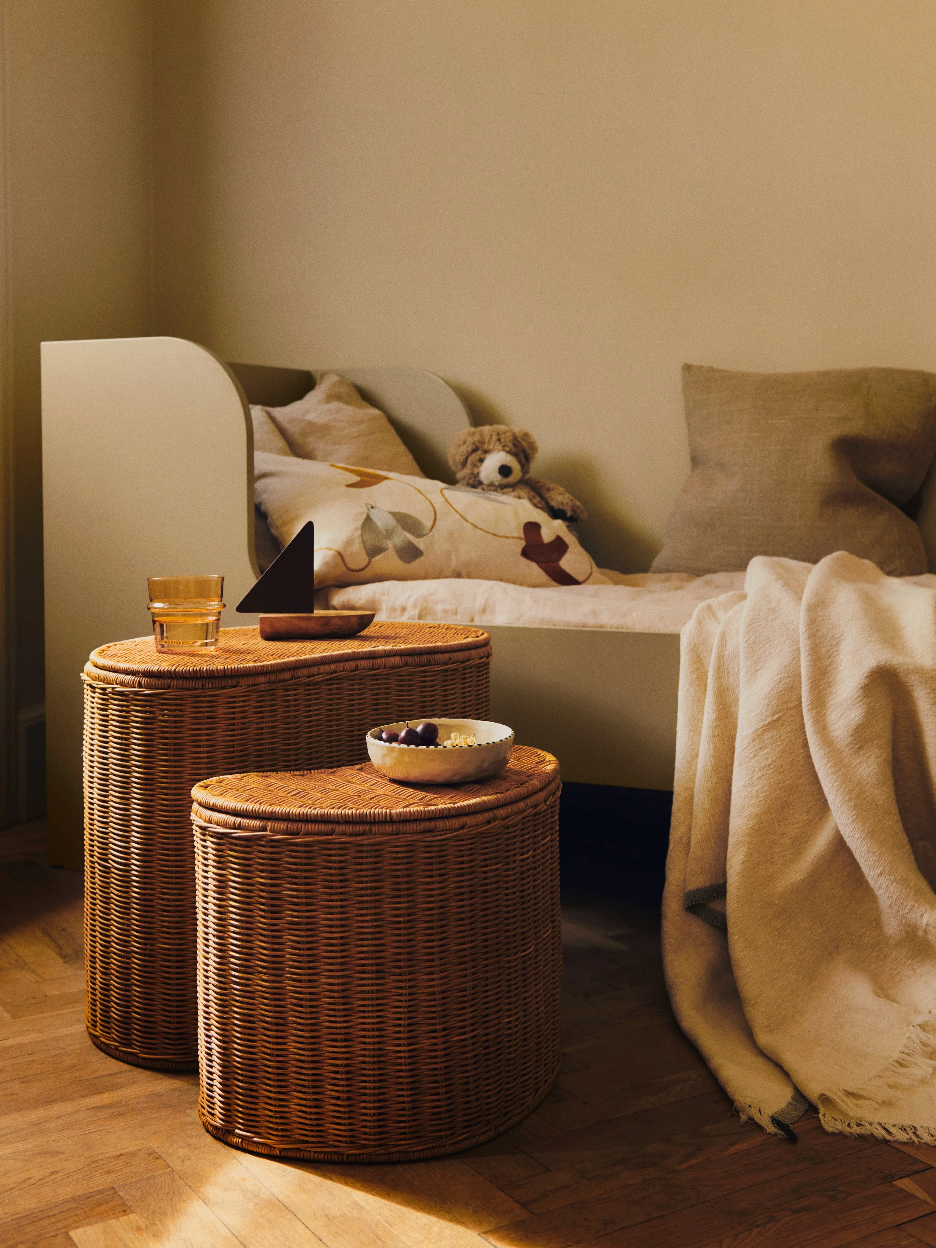 Zestaw koszy WILLORA rattan - Image 4