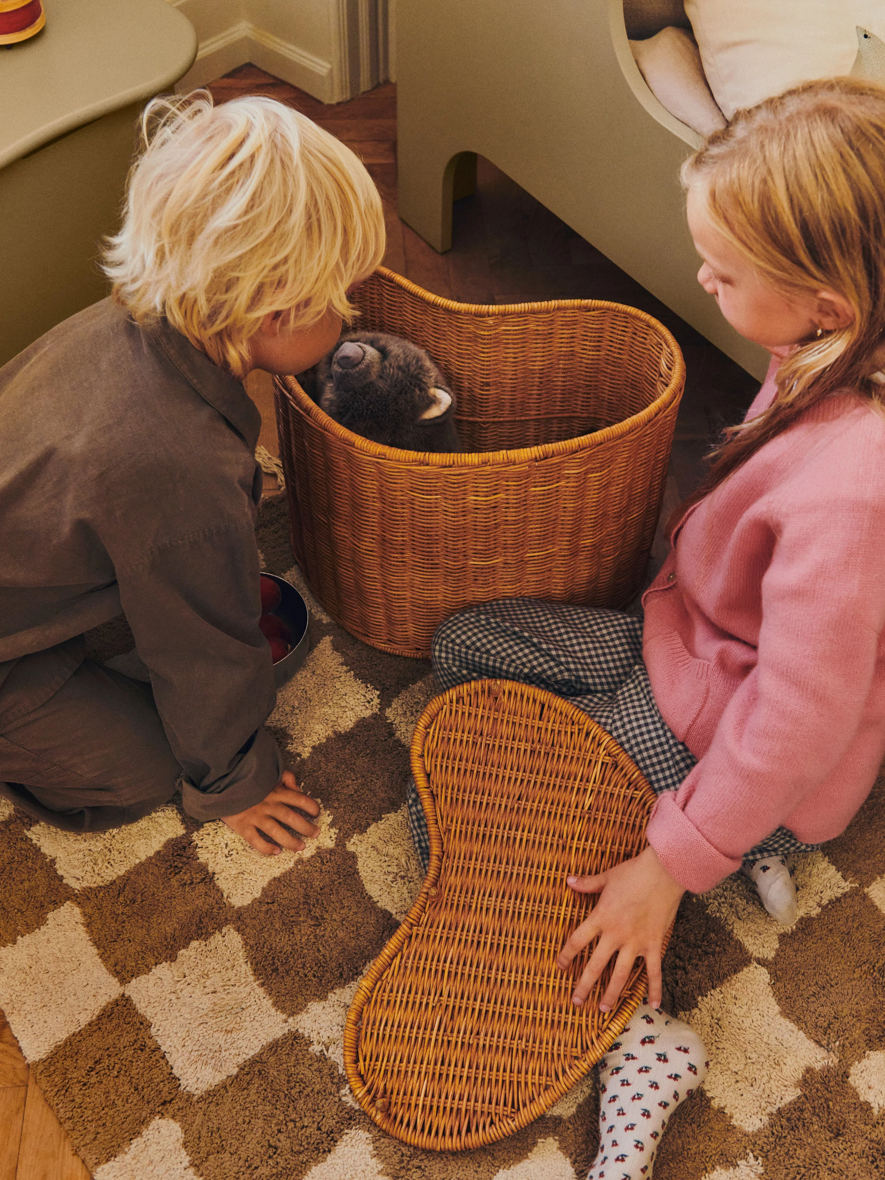 Zestaw koszy WILLORA rattan - Image 6