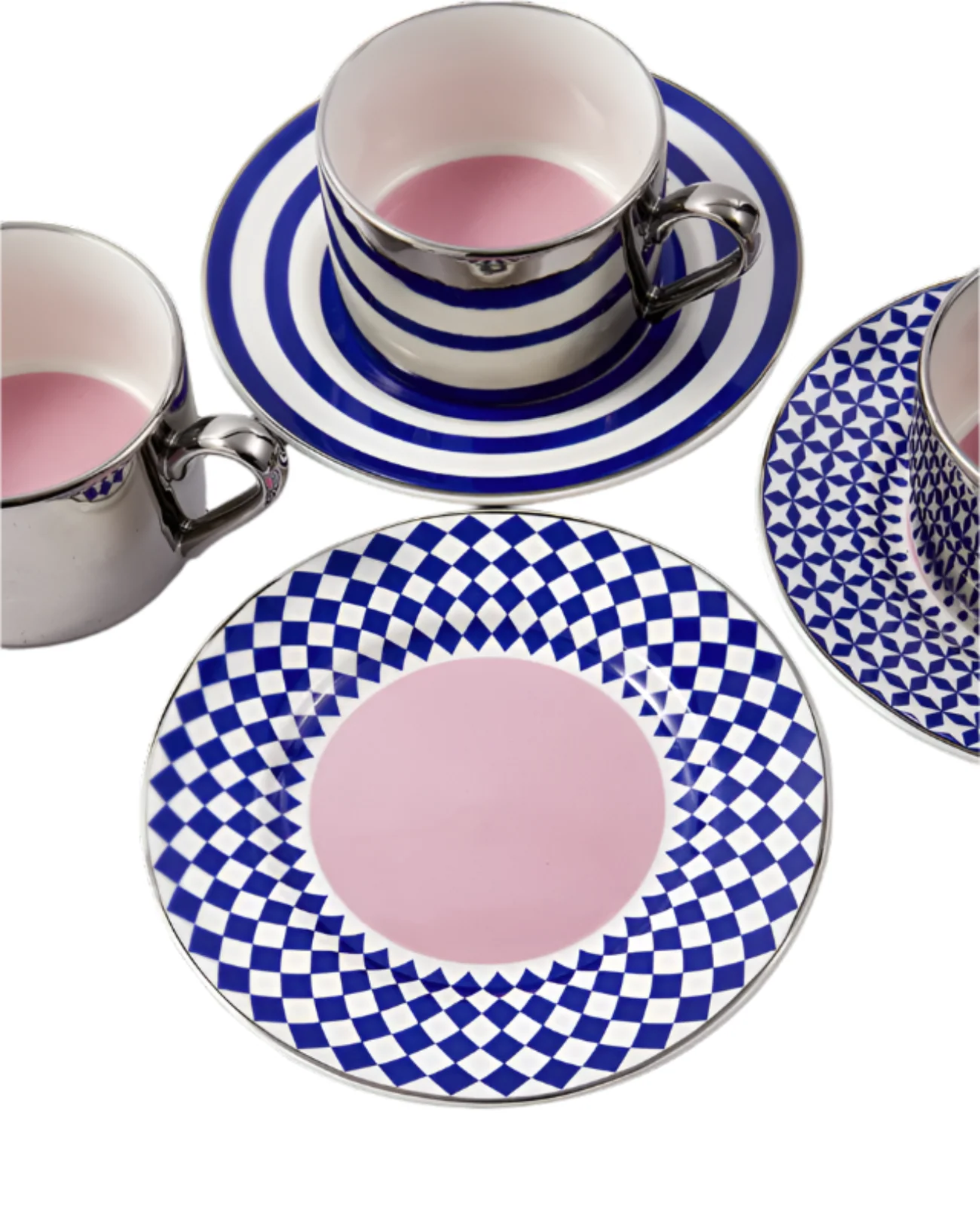 Zestaw filiżanek do kawy AUNTY COFFEE CUPS ciemnoniebieski - Image 4