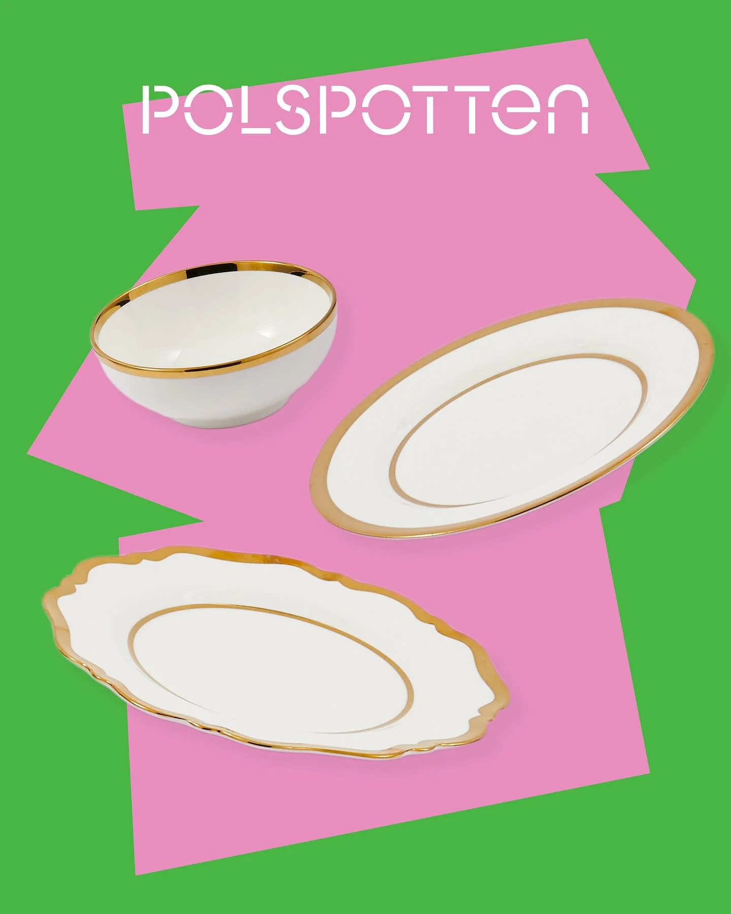 Zastawa stołowa GOLDEN FINDS porcelana - Image 3