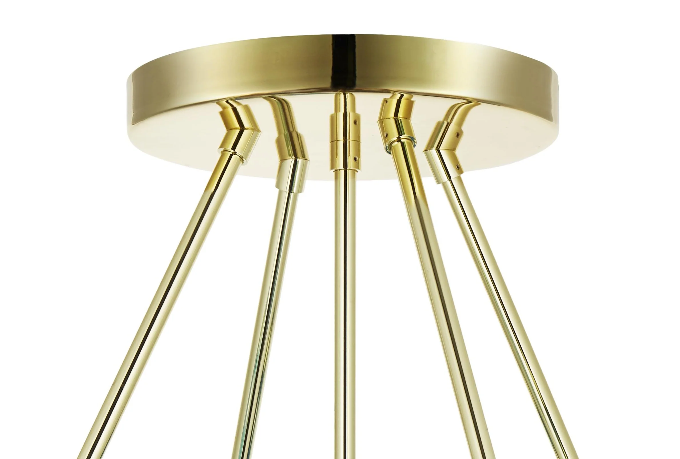 Lampa wisząca BALLROOM MOLECULE śliwkowy ze złotym wykończeniem - Image 3